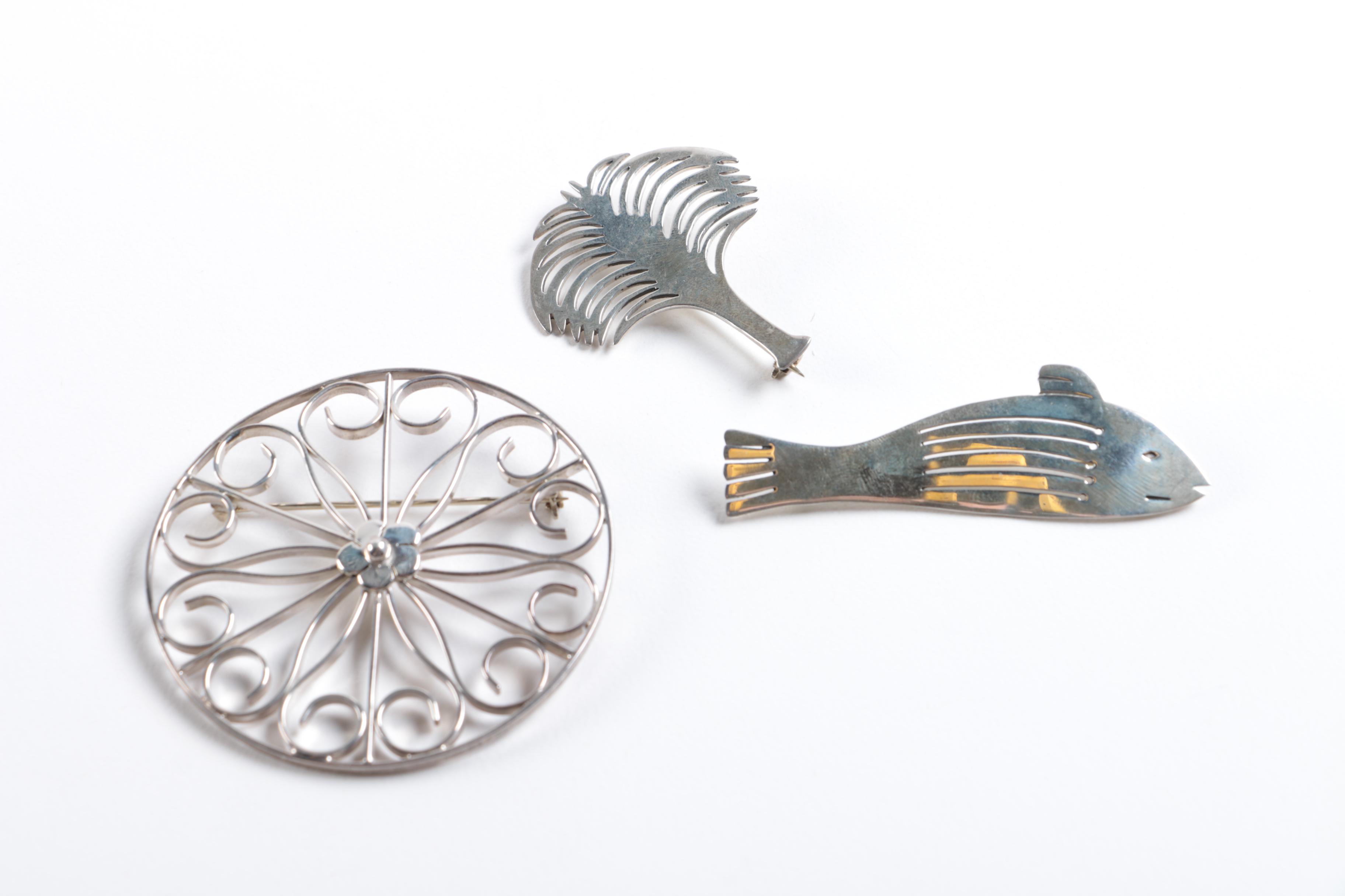 Sterling Silver Jewelry Including Philip Simmons Jewelry