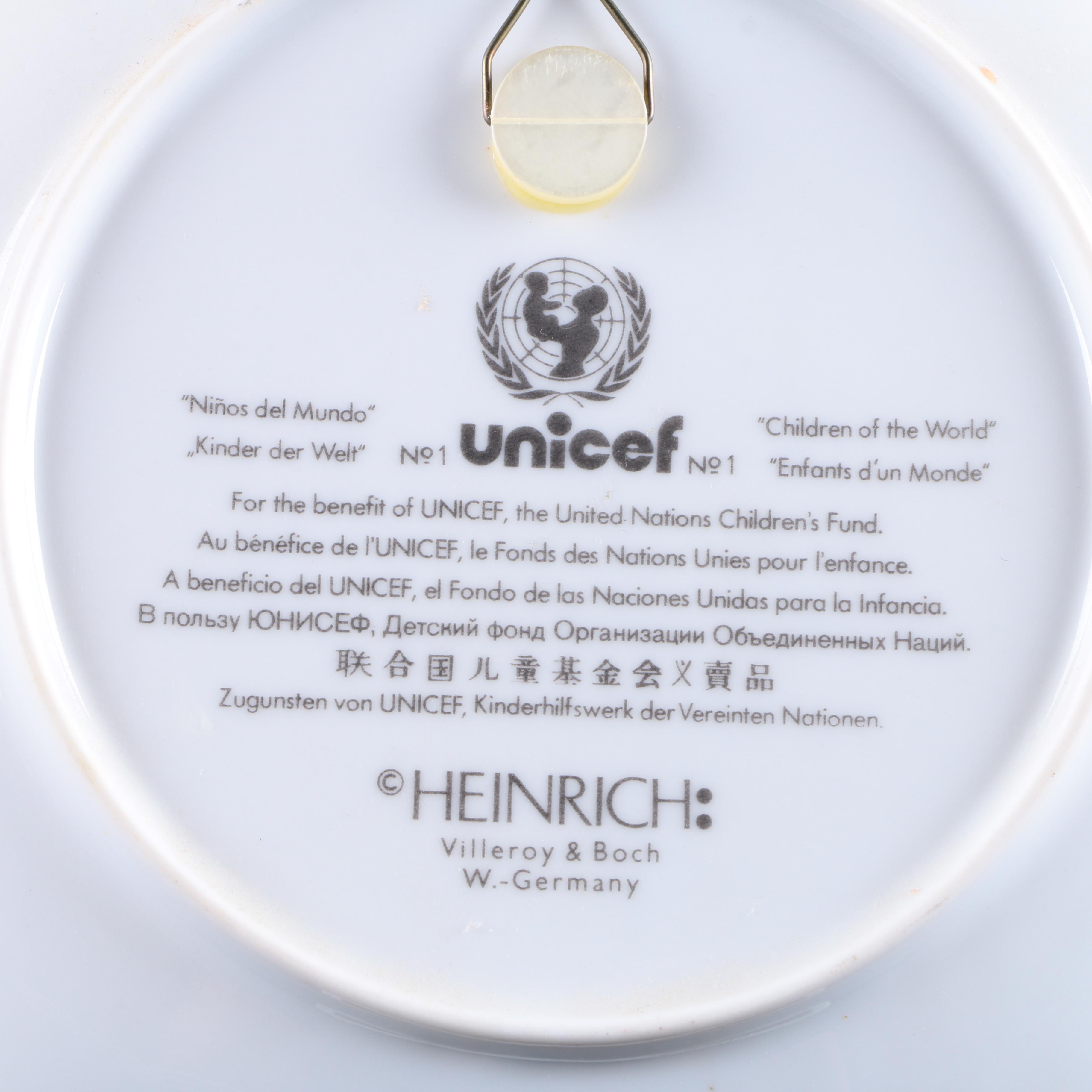 Villeroy & Boch UNICEF 'Children of the World' Porcelain Plate Collection