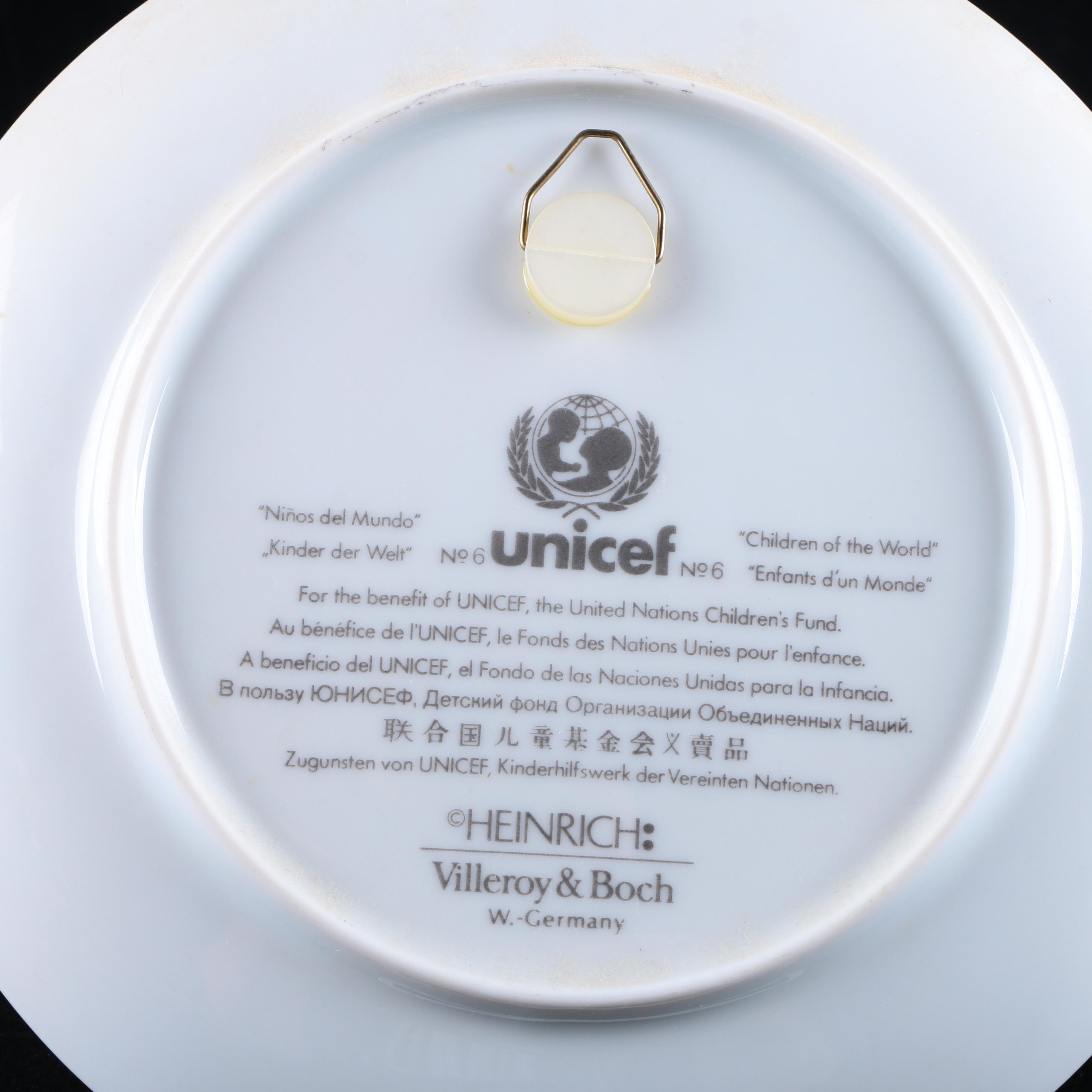 Villeroy & Boch UNICEF 'Children of the World' Porcelain Plate Collection