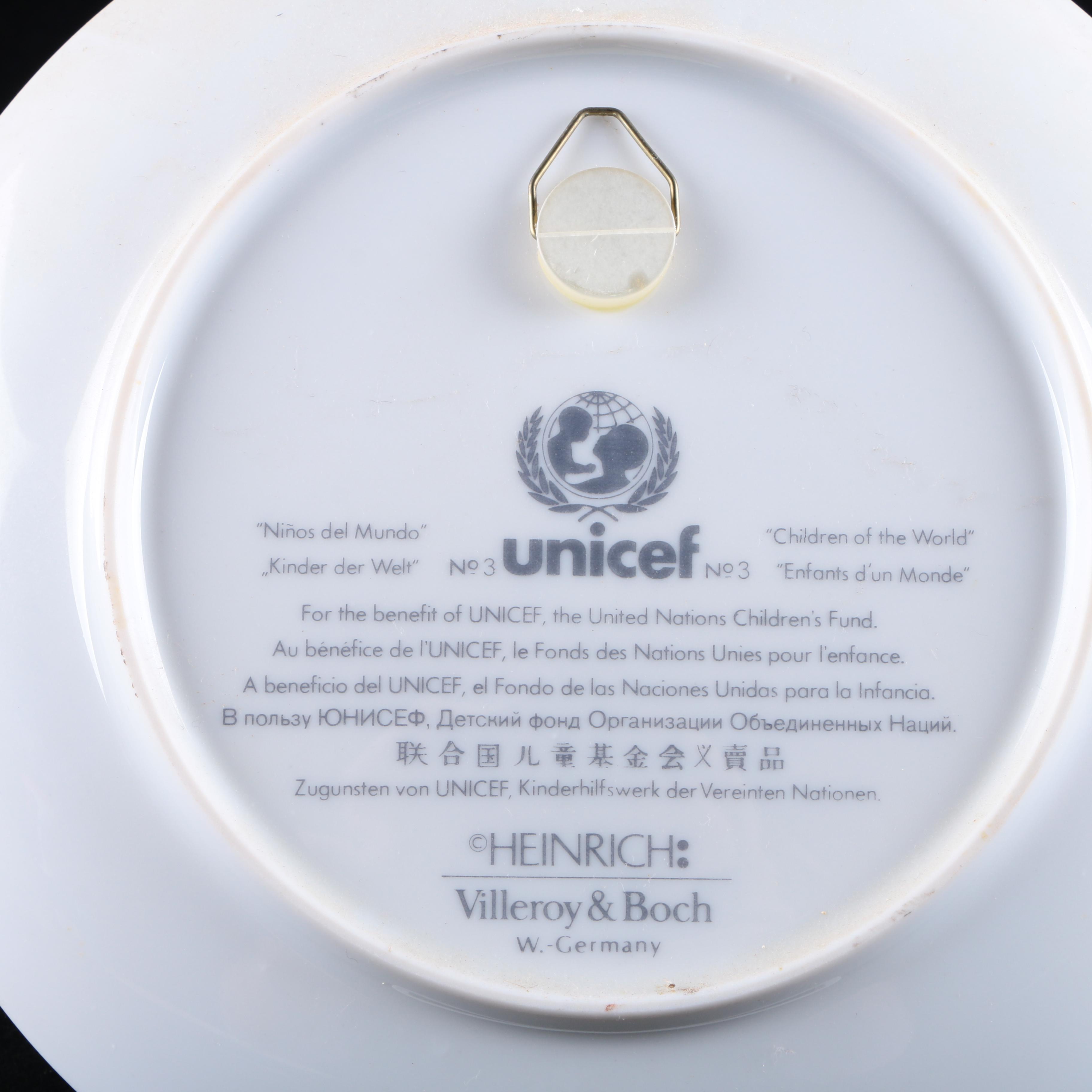 Villeroy & Boch UNICEF 'Children of the World' Porcelain Plate Collection