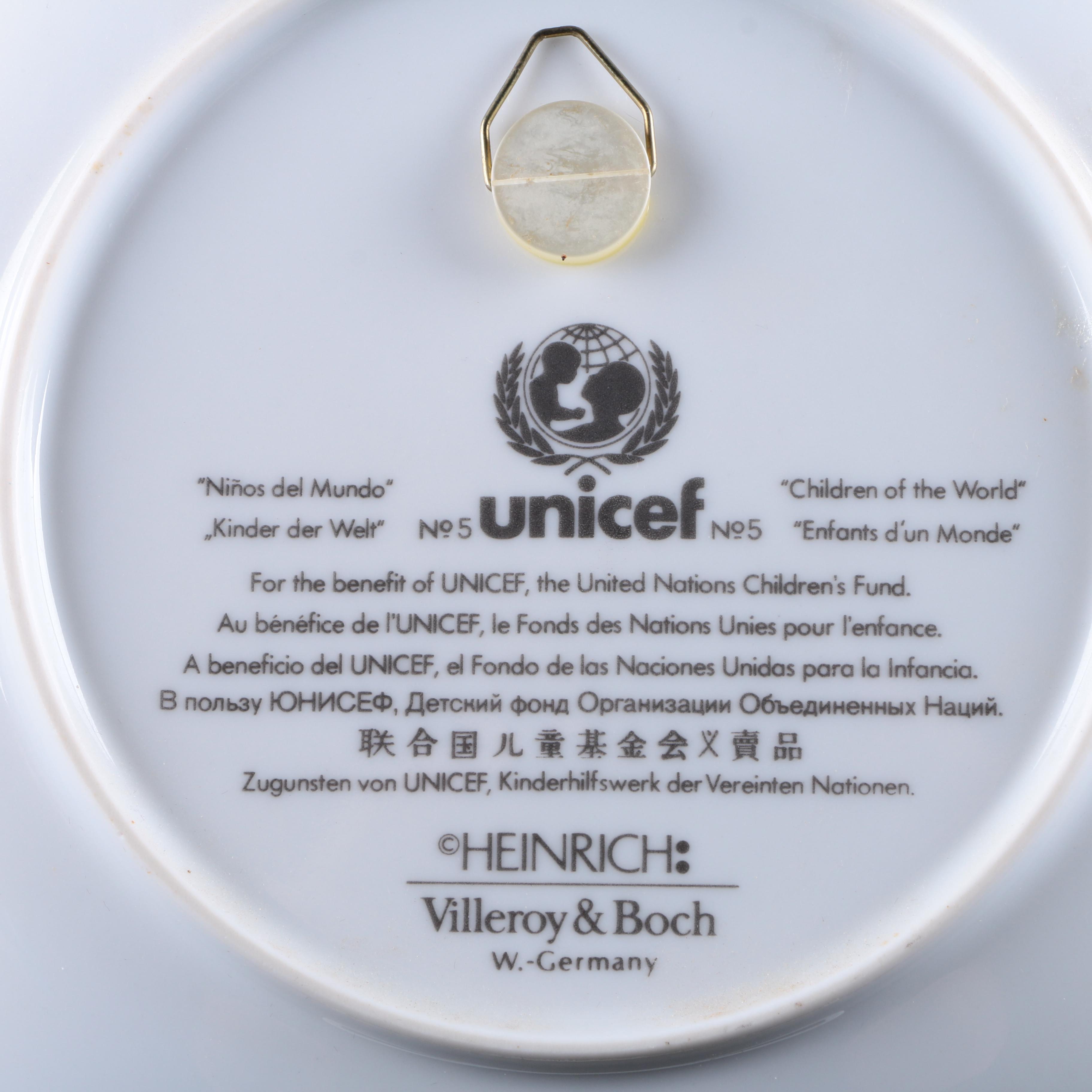 Villeroy & Boch UNICEF 'Children of the World' Porcelain Plate Collection