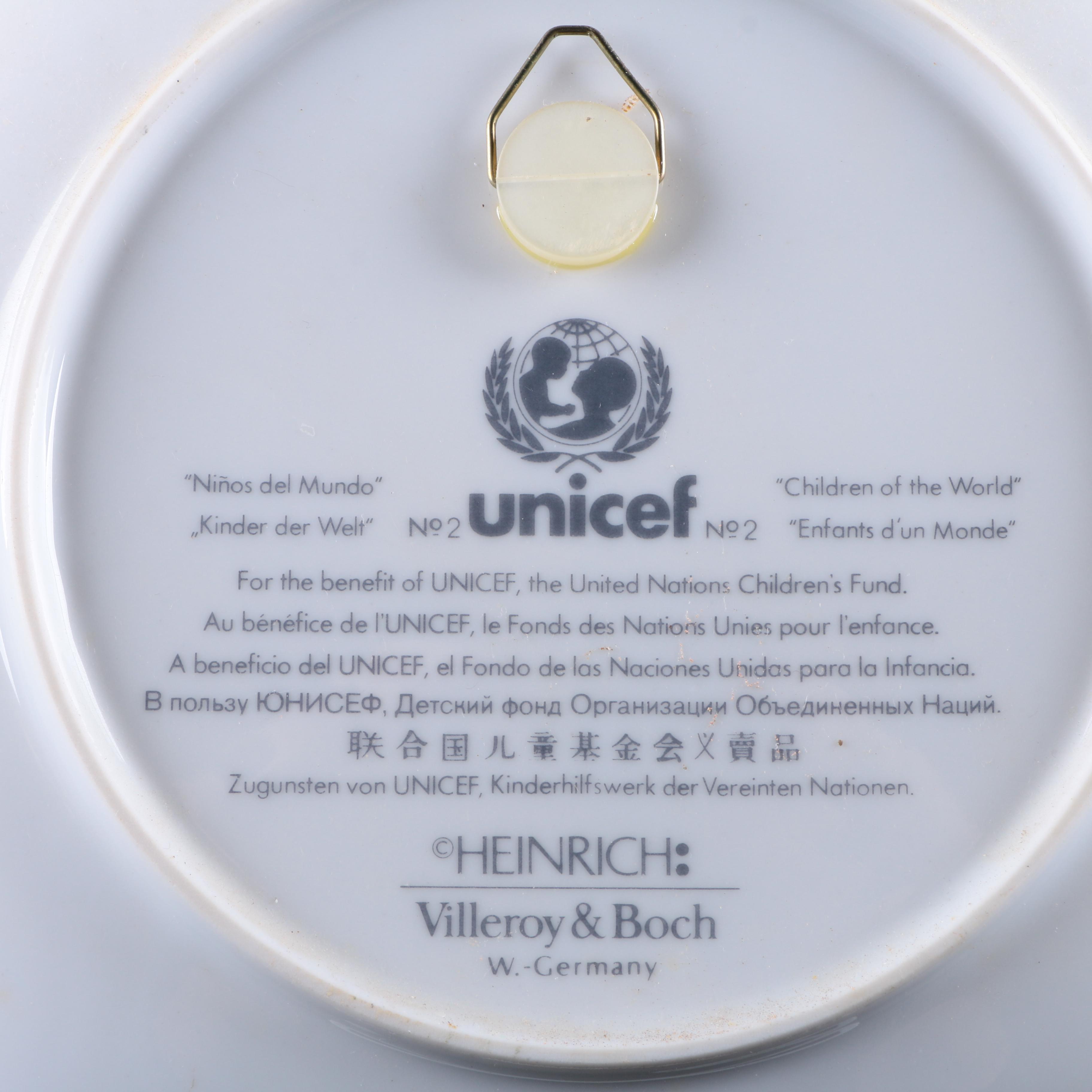 Villeroy & Boch UNICEF 'Children of the World' Porcelain Plate Collection