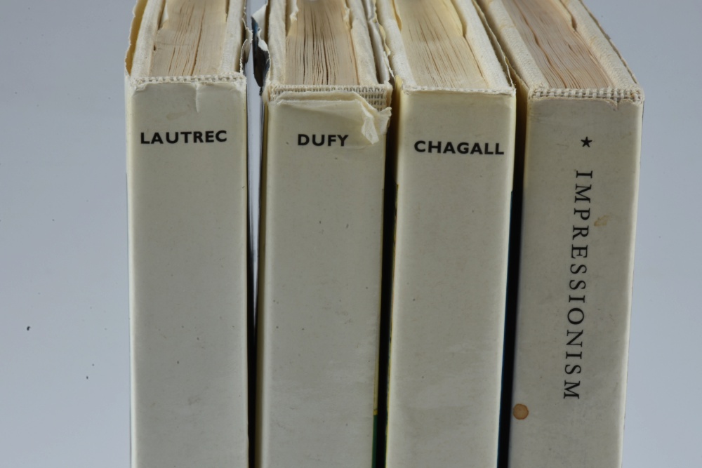 Four Skira Hard Cover Art Books Impressionism, Chagall, Dufy and Lautrec