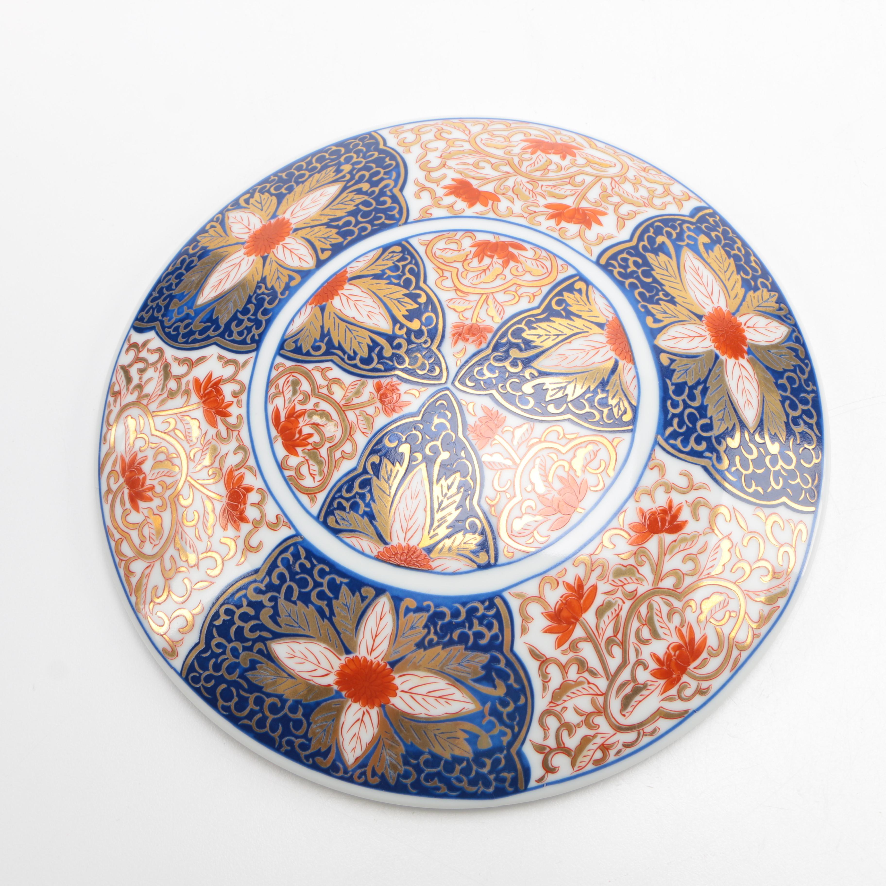 Japanese Imari Style Stacking Porcelain Boxes