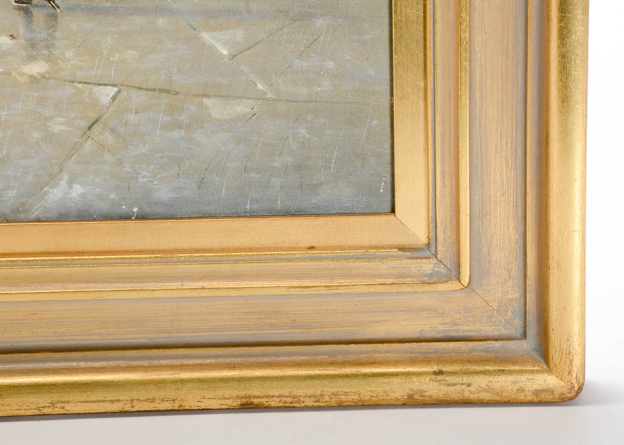 Johannes Duntze Original 1894 Dutch Landscape Oil on Canvas