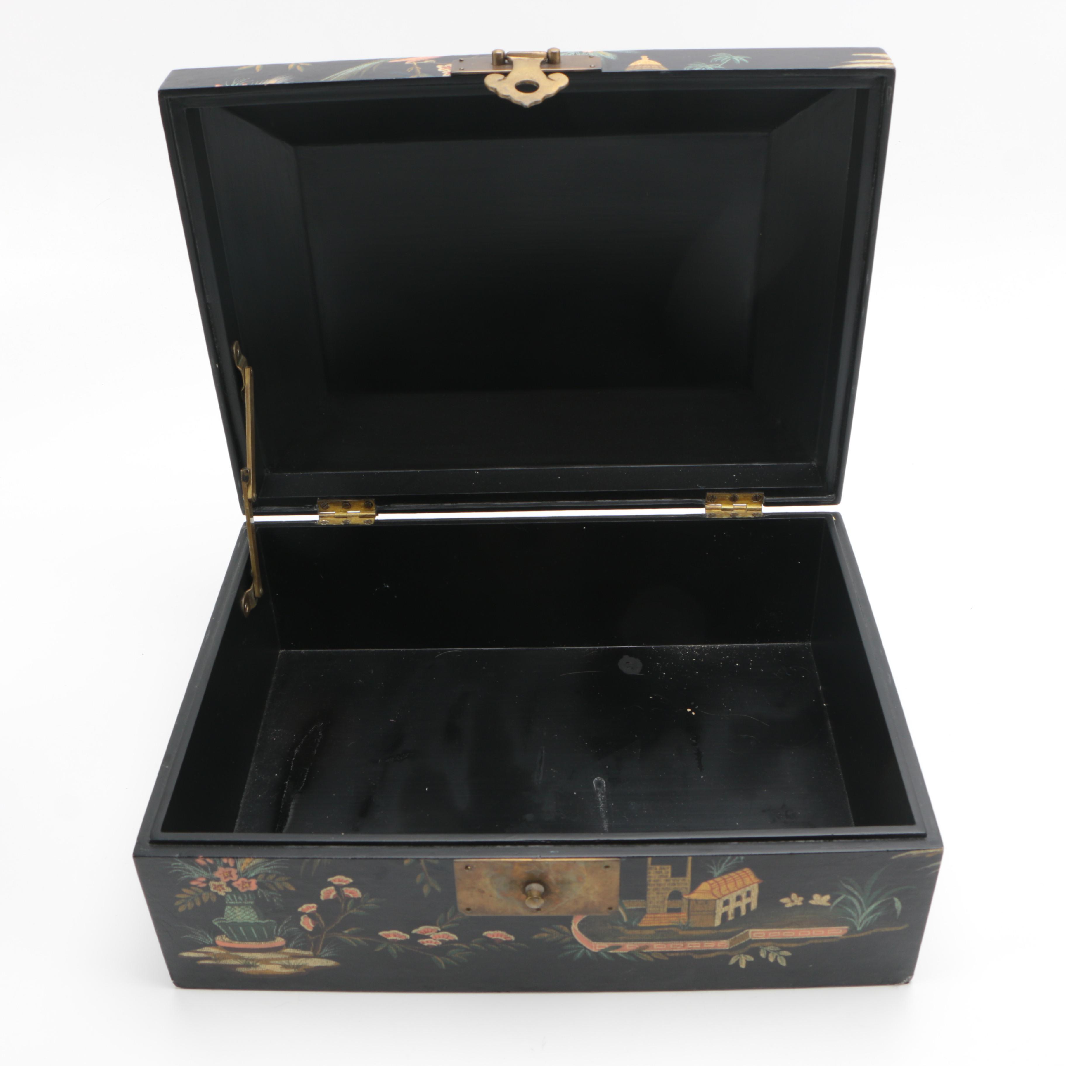 Chinese Style Wooden Box
