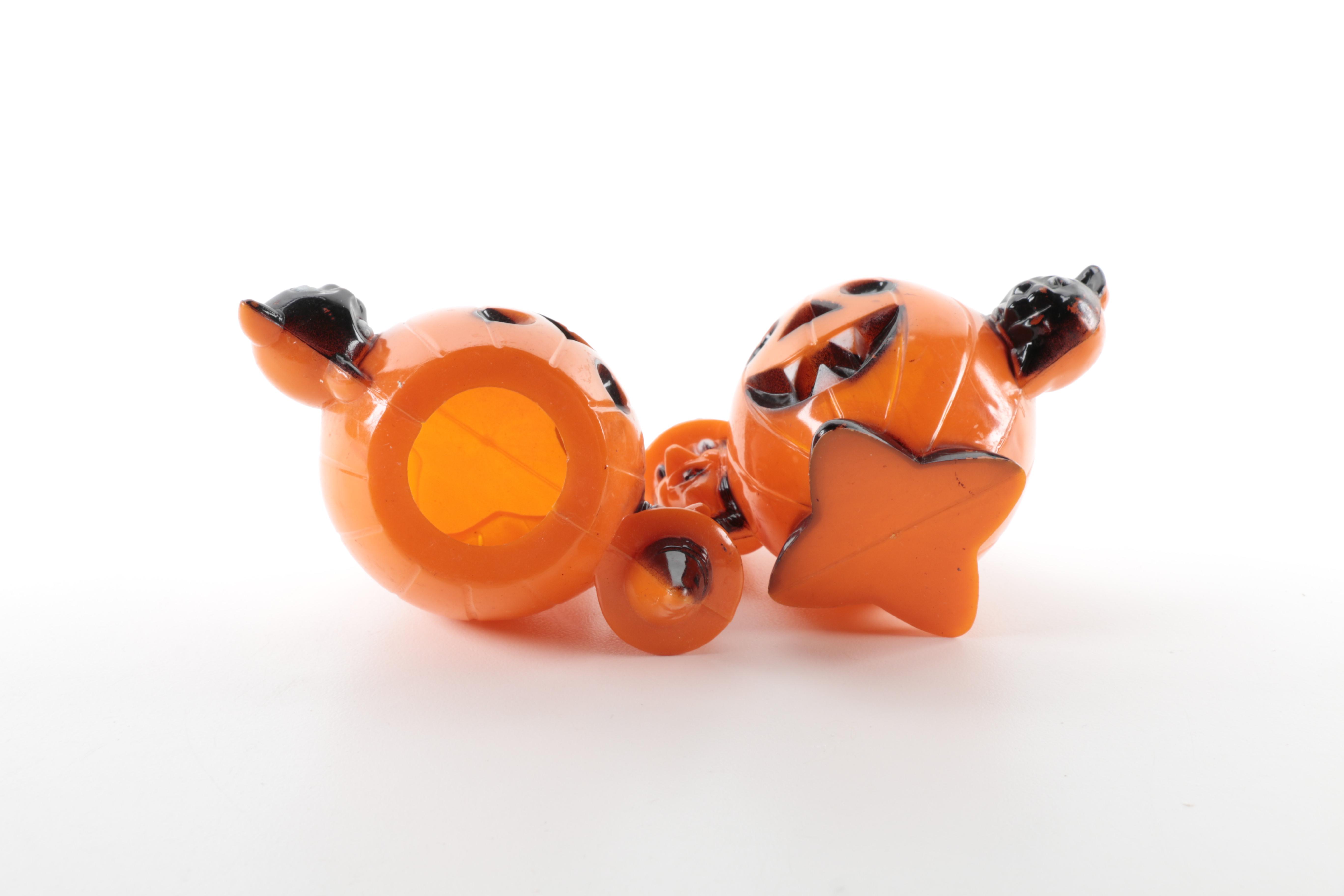 Vintage Zook the Clown Pull Toys and Halloween Decor