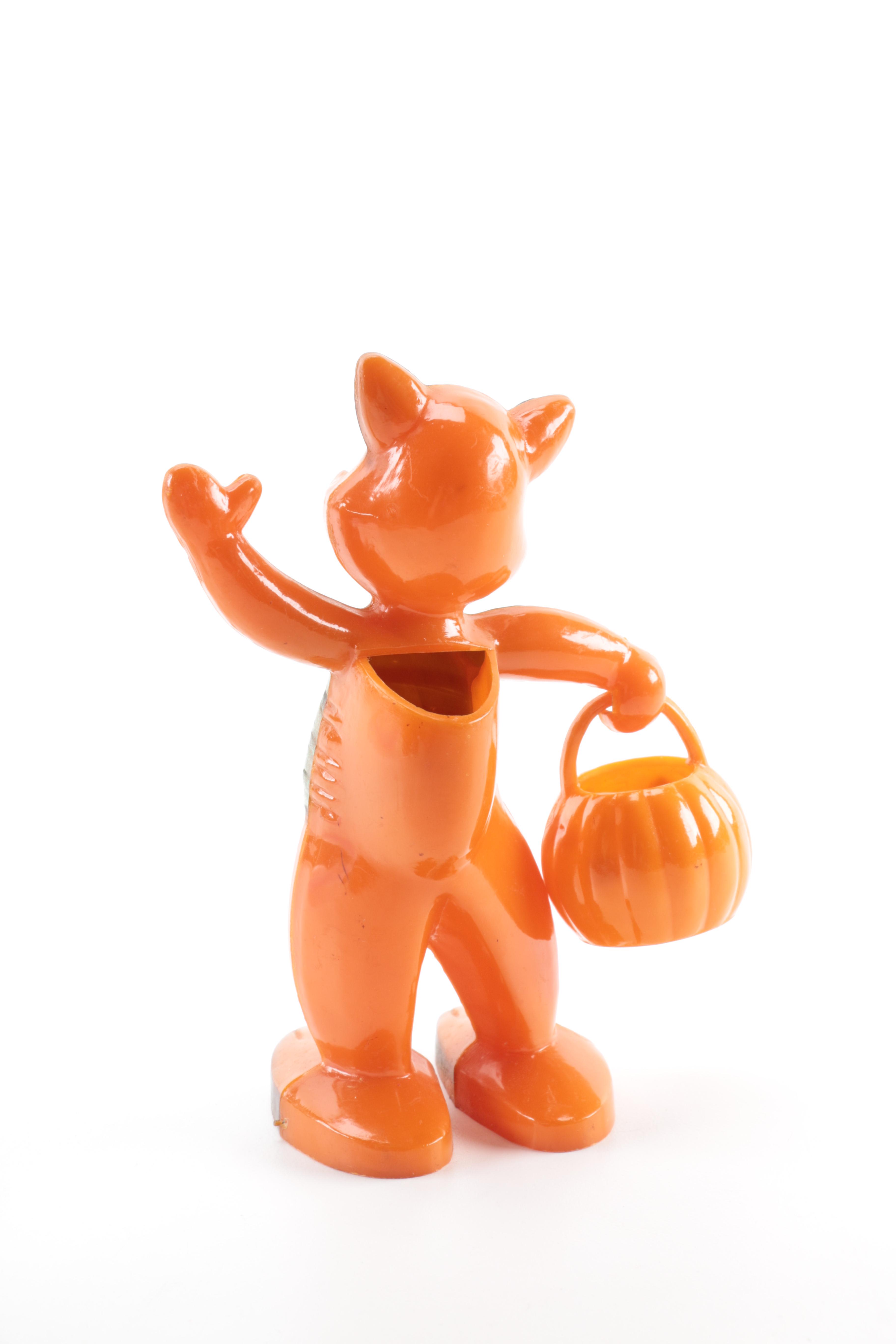 Vintage Zook the Clown Pull Toys and Halloween Decor