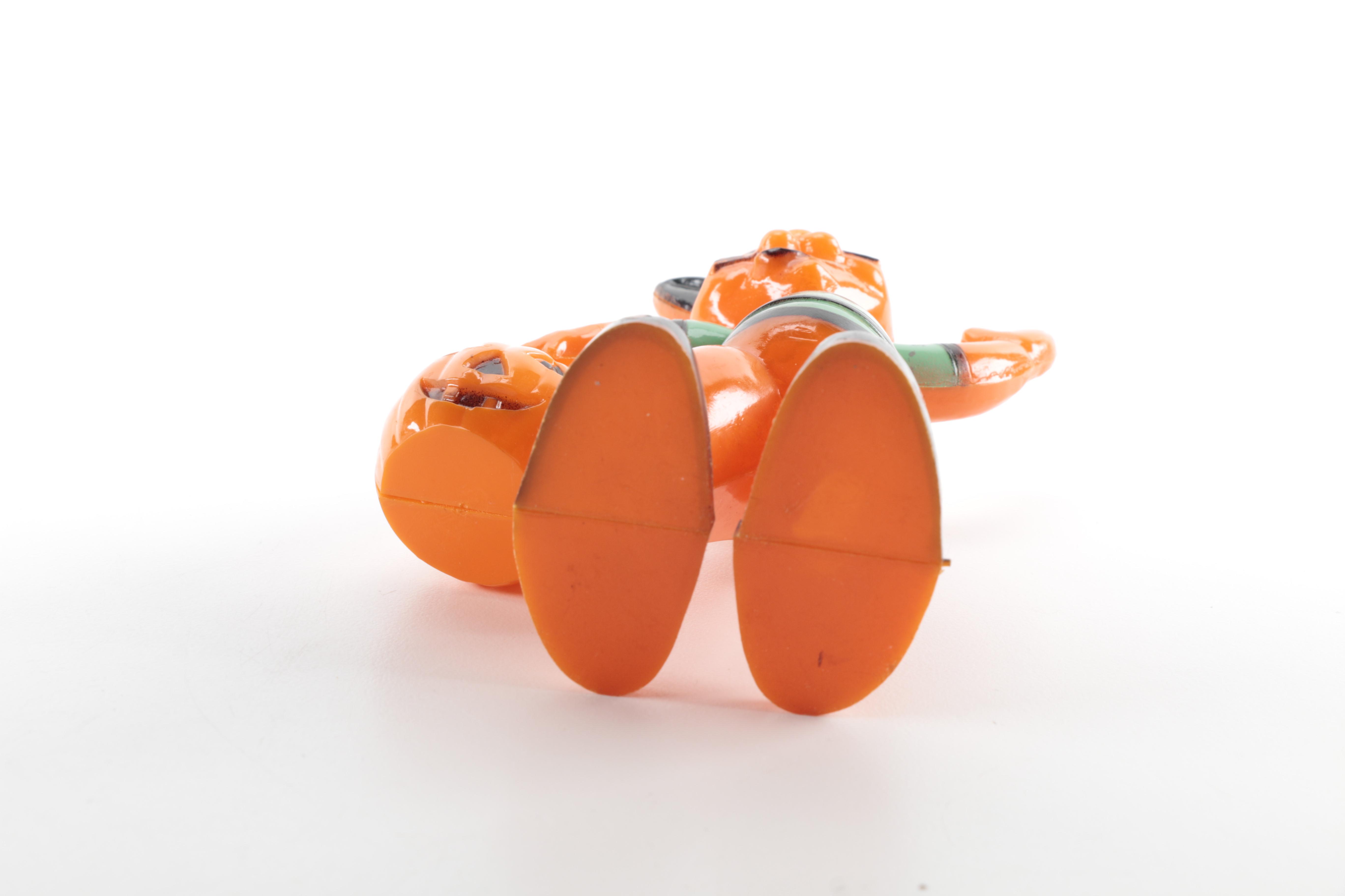 Vintage Zook the Clown Pull Toys and Halloween Decor