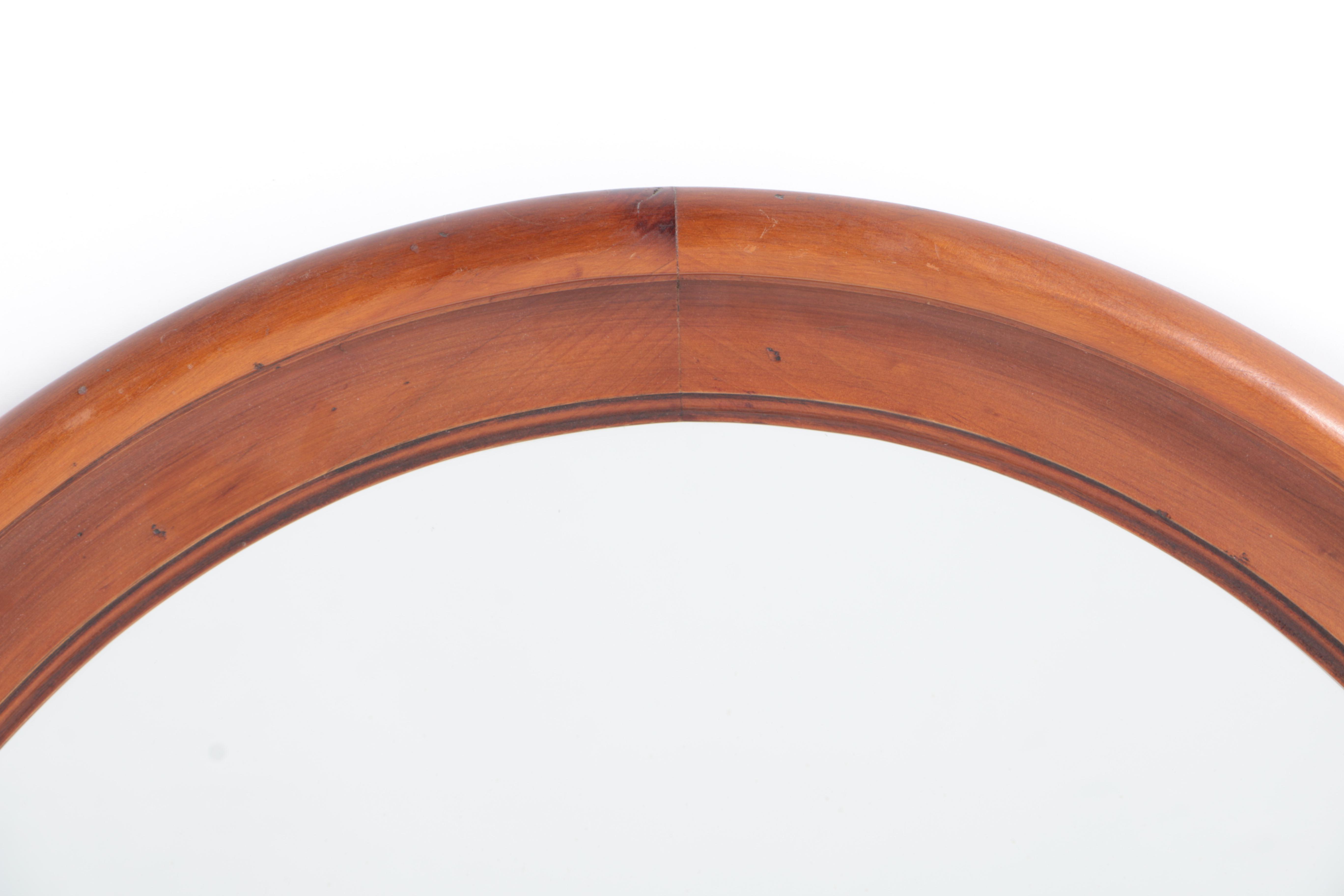 Wood Framed Oval Wall Mirrors