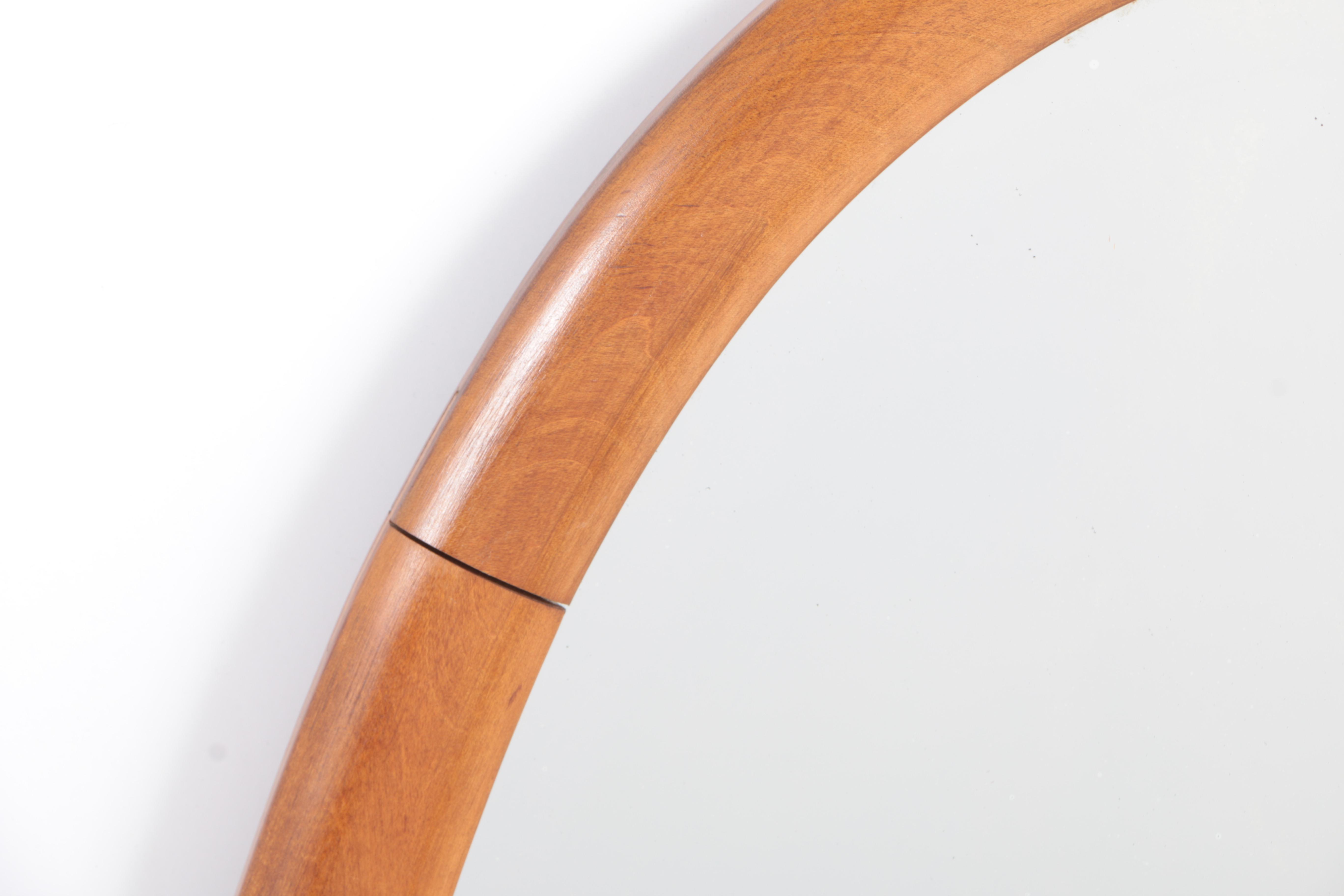 Wood Framed Oval Wall Mirrors