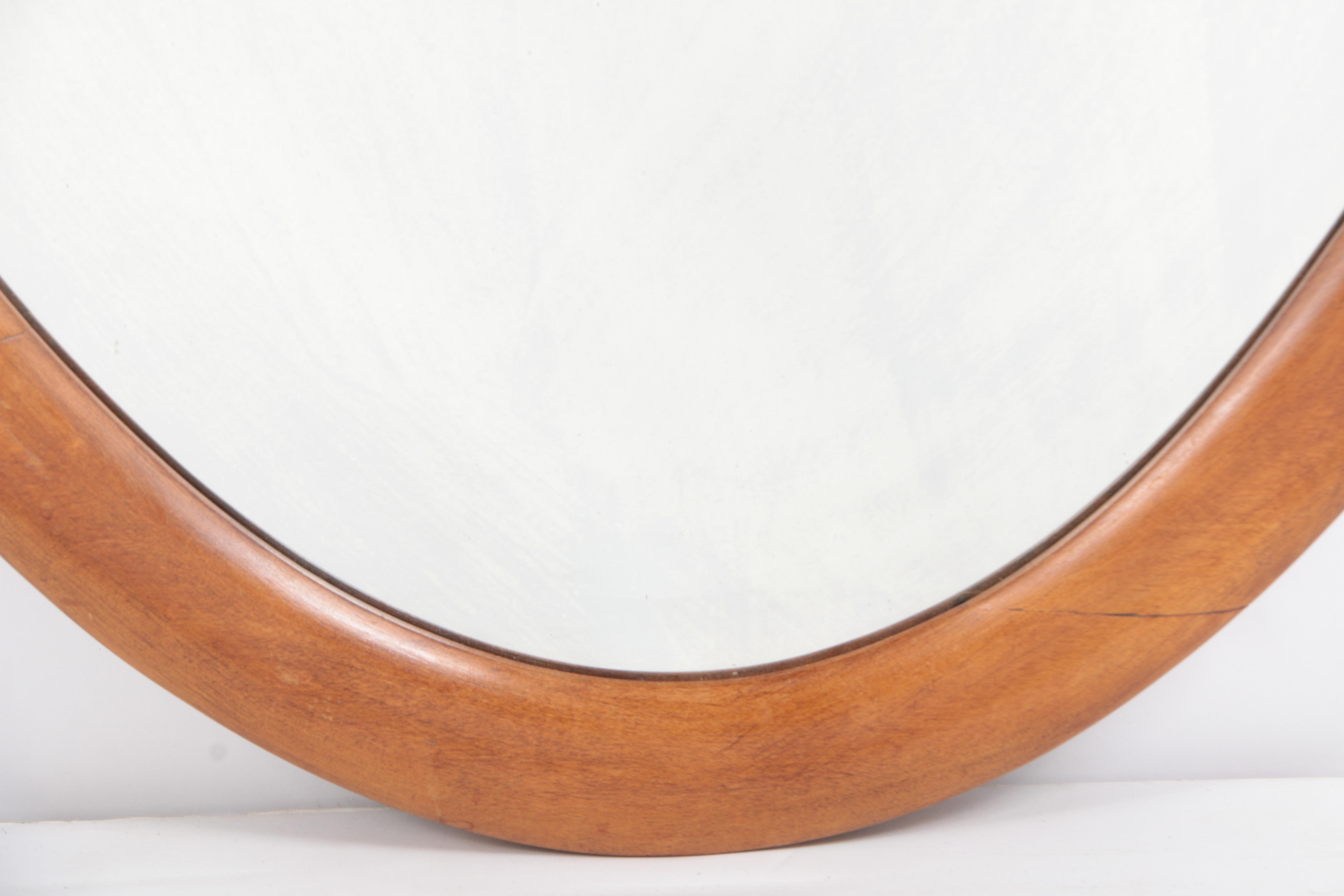 Wood Framed Oval Wall Mirrors