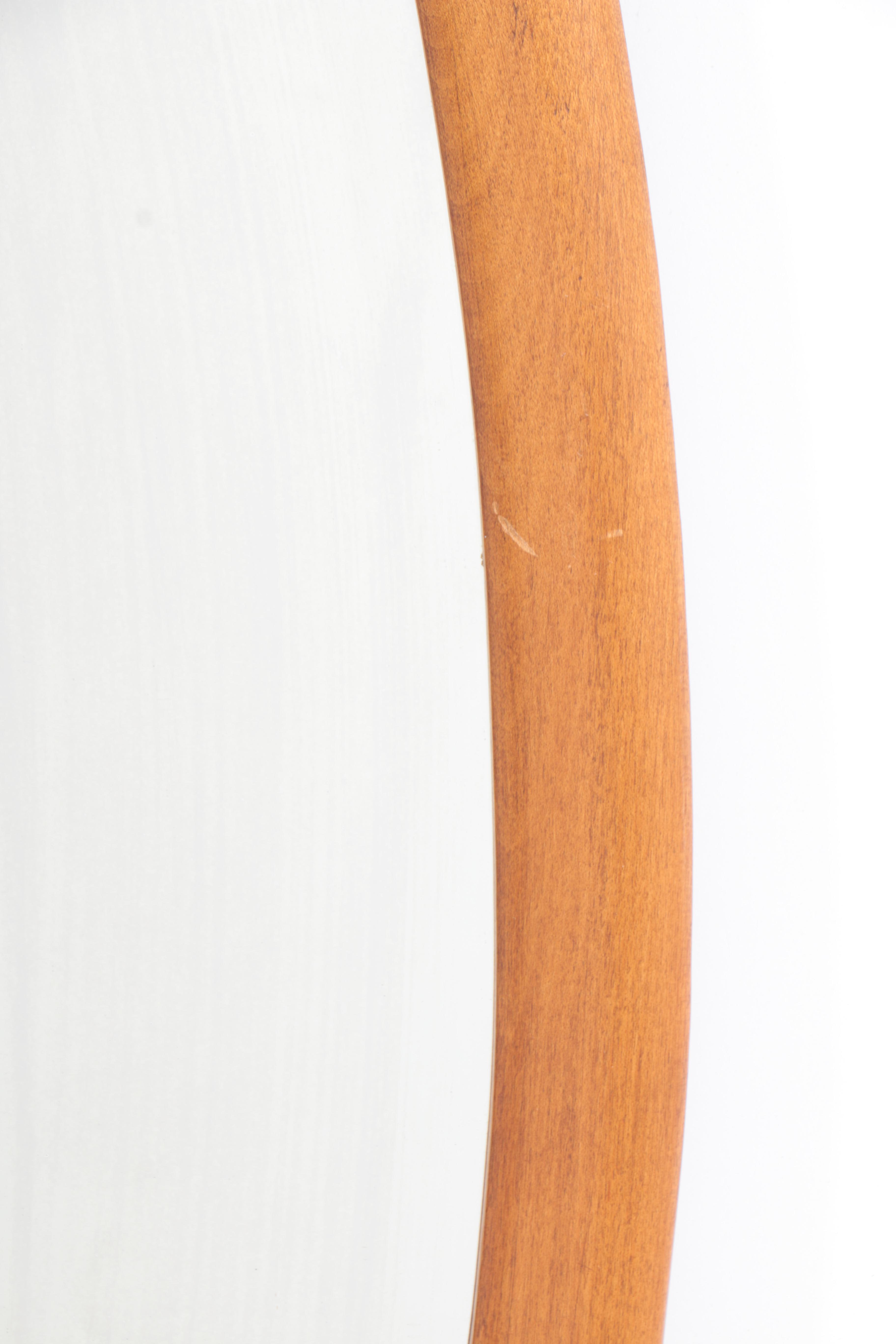 Wood Framed Oval Wall Mirrors