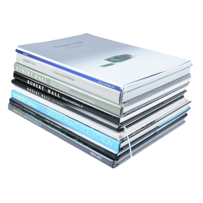 Assortment of Eleven Robert Hall Snuff Bottle Catalogs