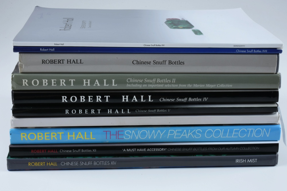 Assortment of Eleven Robert Hall Snuff Bottle Catalogs