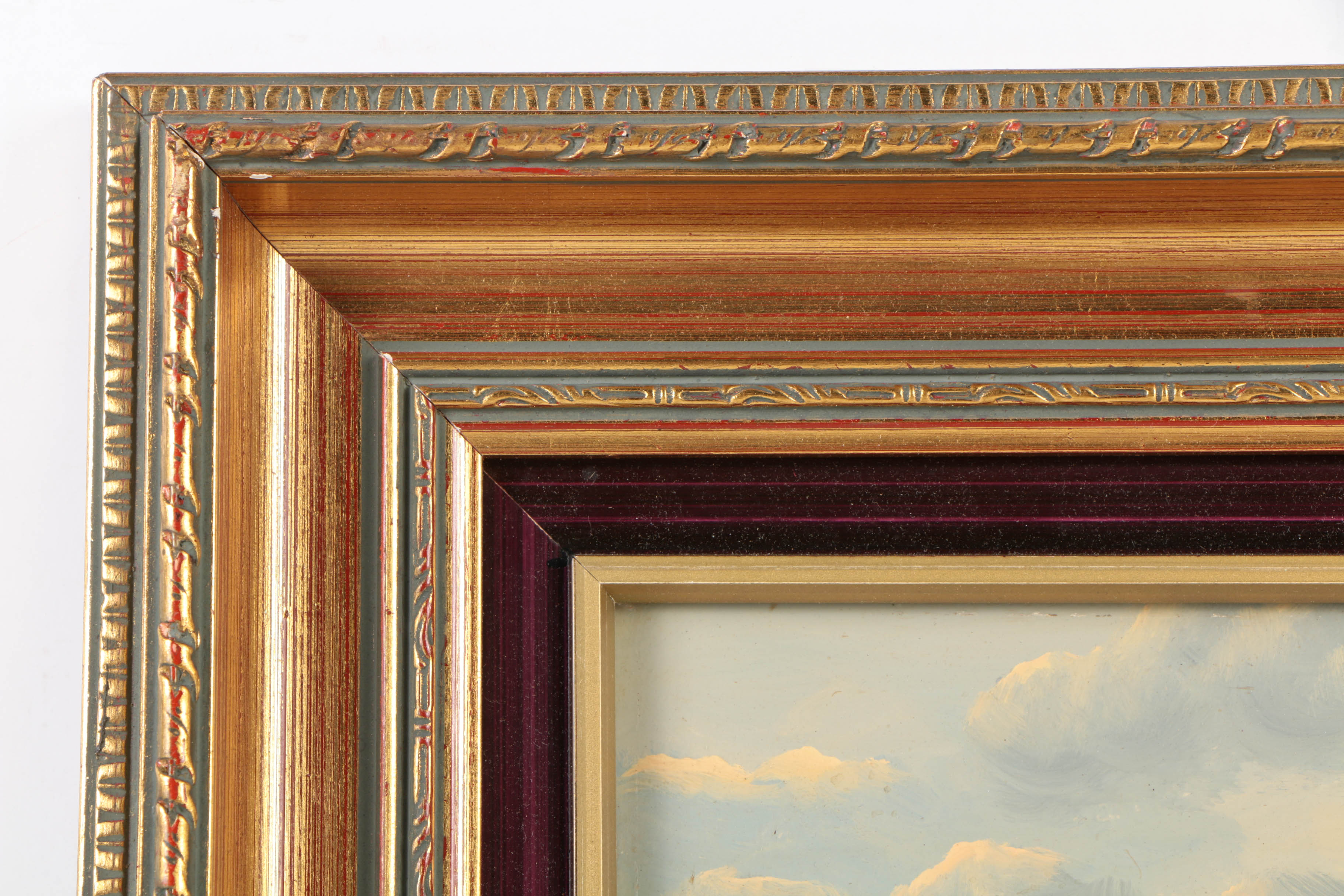 J. Van Riemsdyk Oil Painting on Board of Amsterdam