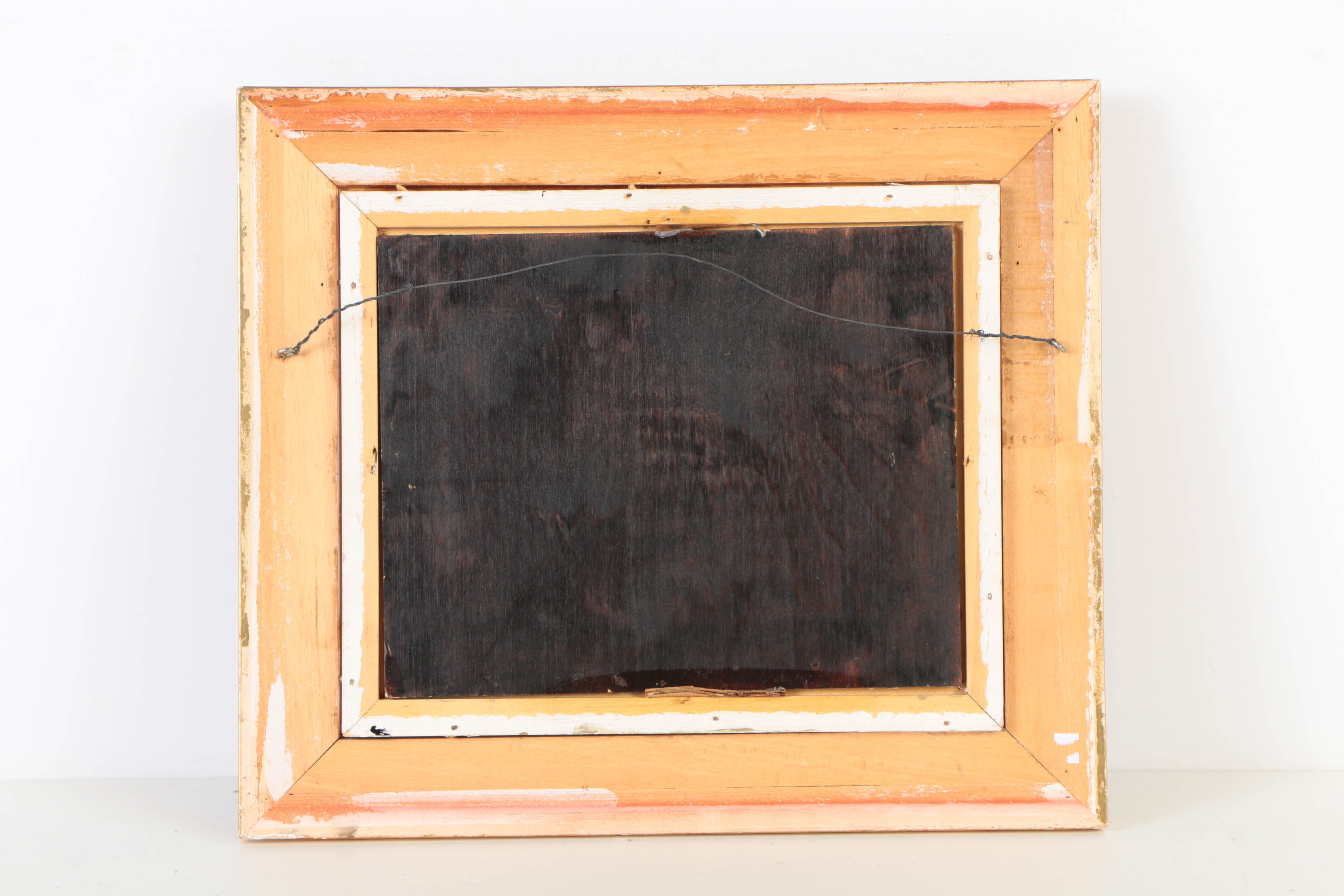 J. Van Riemsdyk Oil Painting on Board of Amsterdam