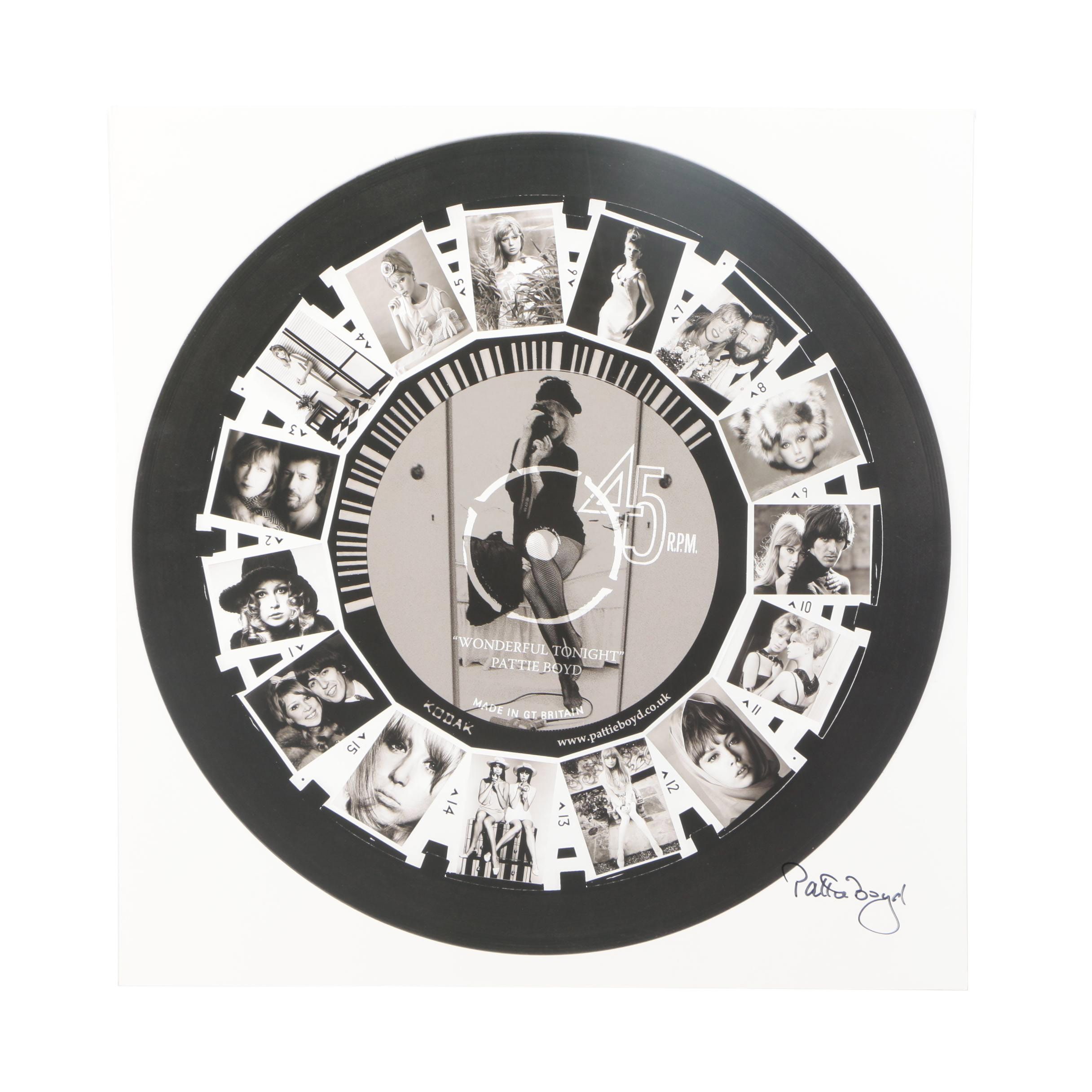 Autographed Pattie Boyd Poster