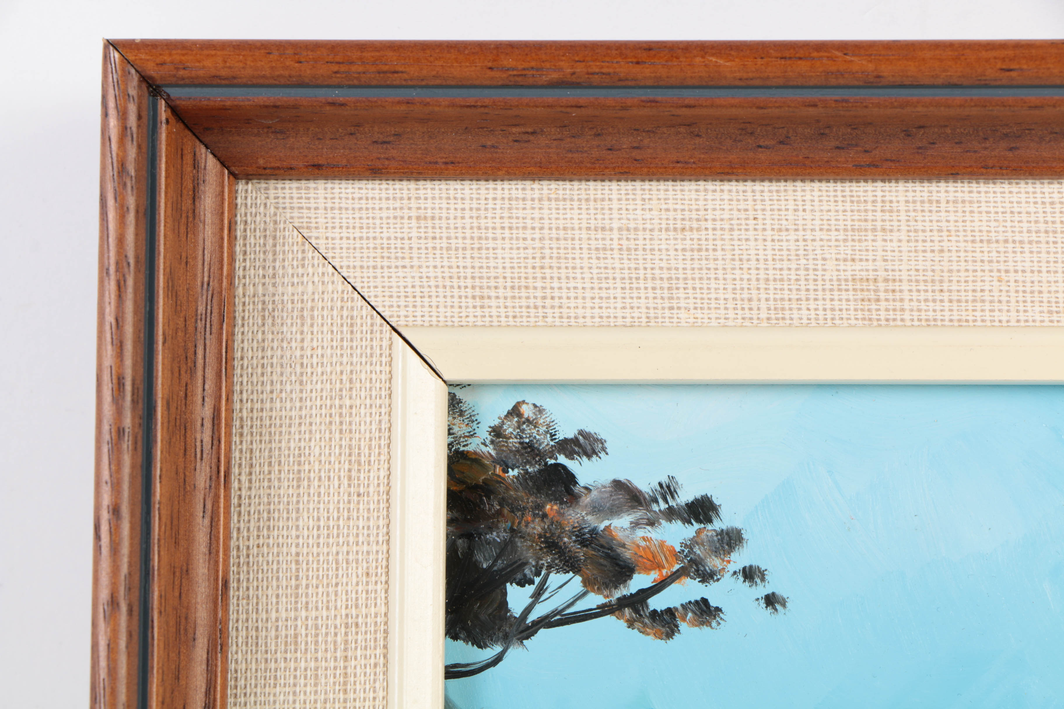 E.J. Thomas Oil Paintings on Board "Mount Cook" and "Humboldt Mountains"