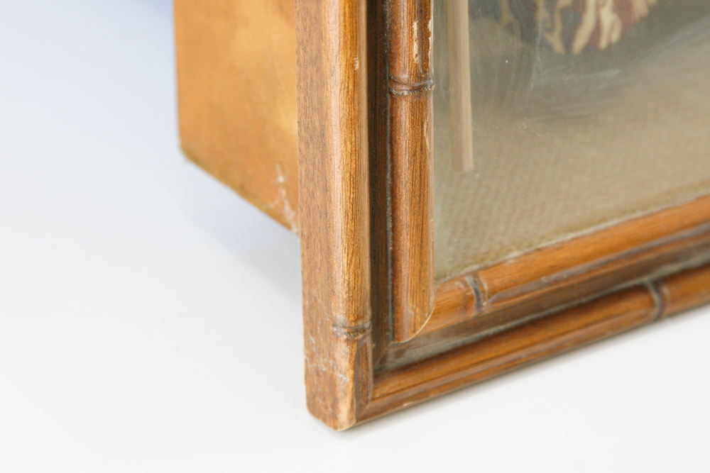 Indonesian Wayang Golek Puppet in Shadow Box Frame