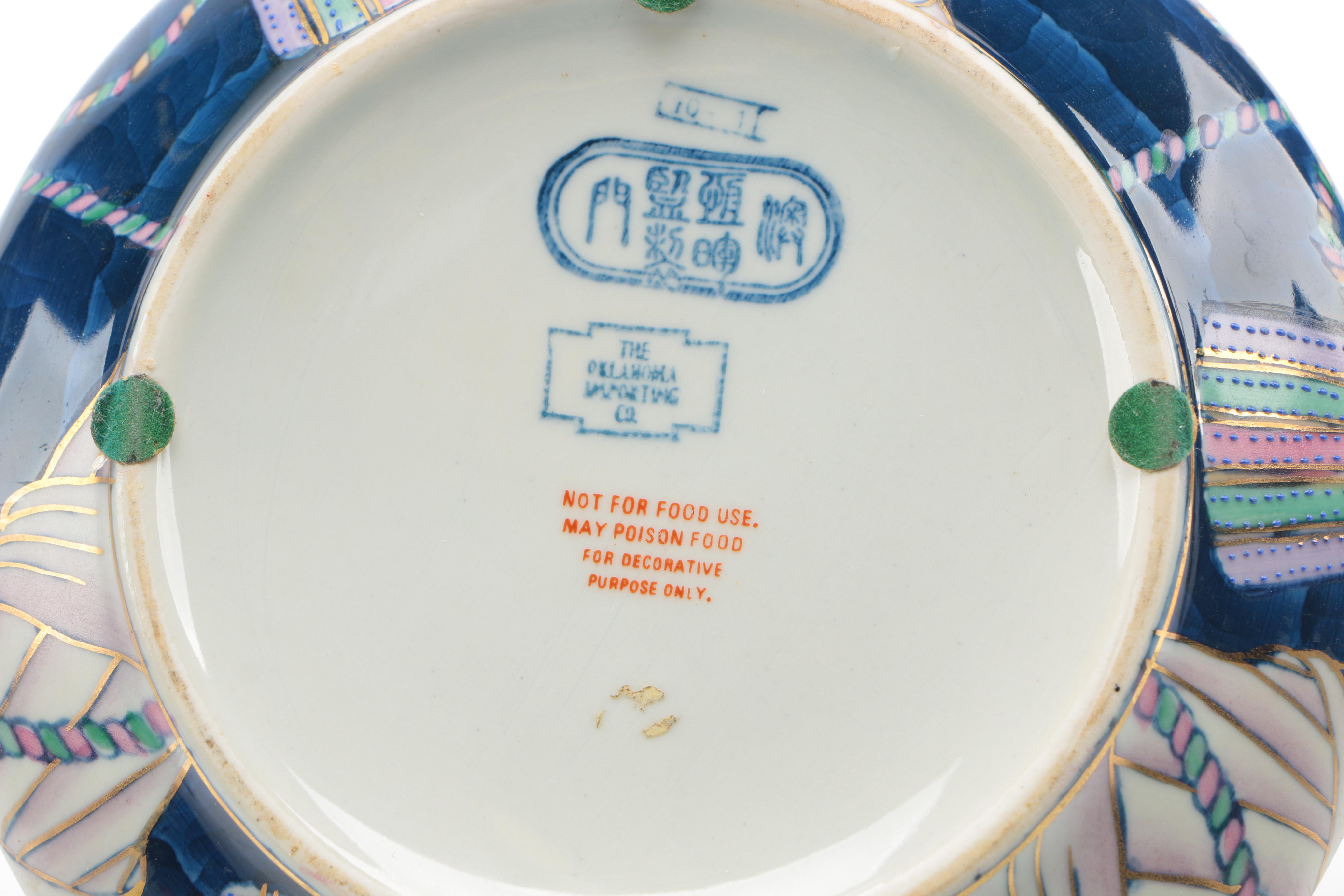 Vintage Oklahoma Importing Company Trinket Dish