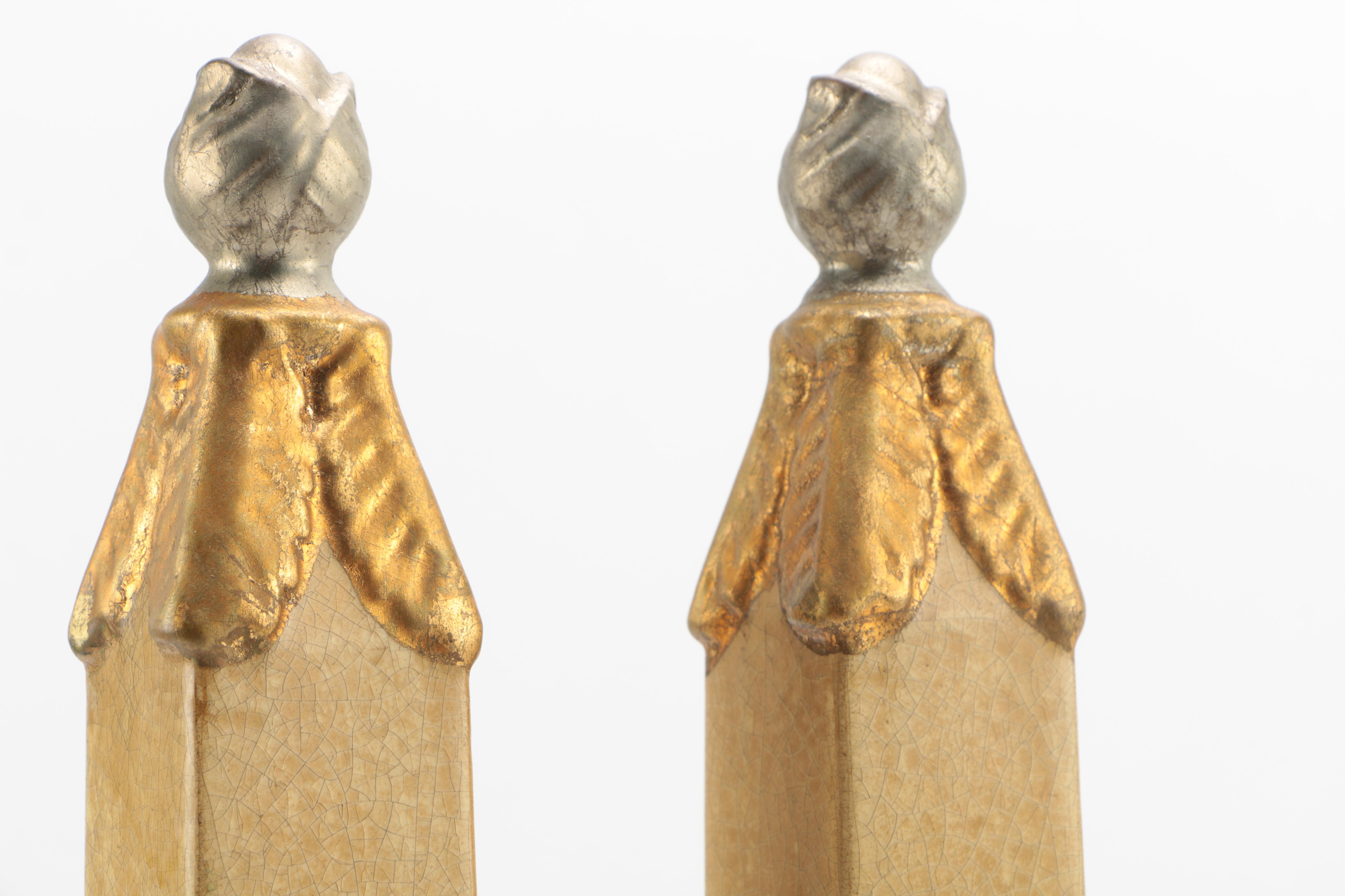 Ceramic Elephant Obelisks