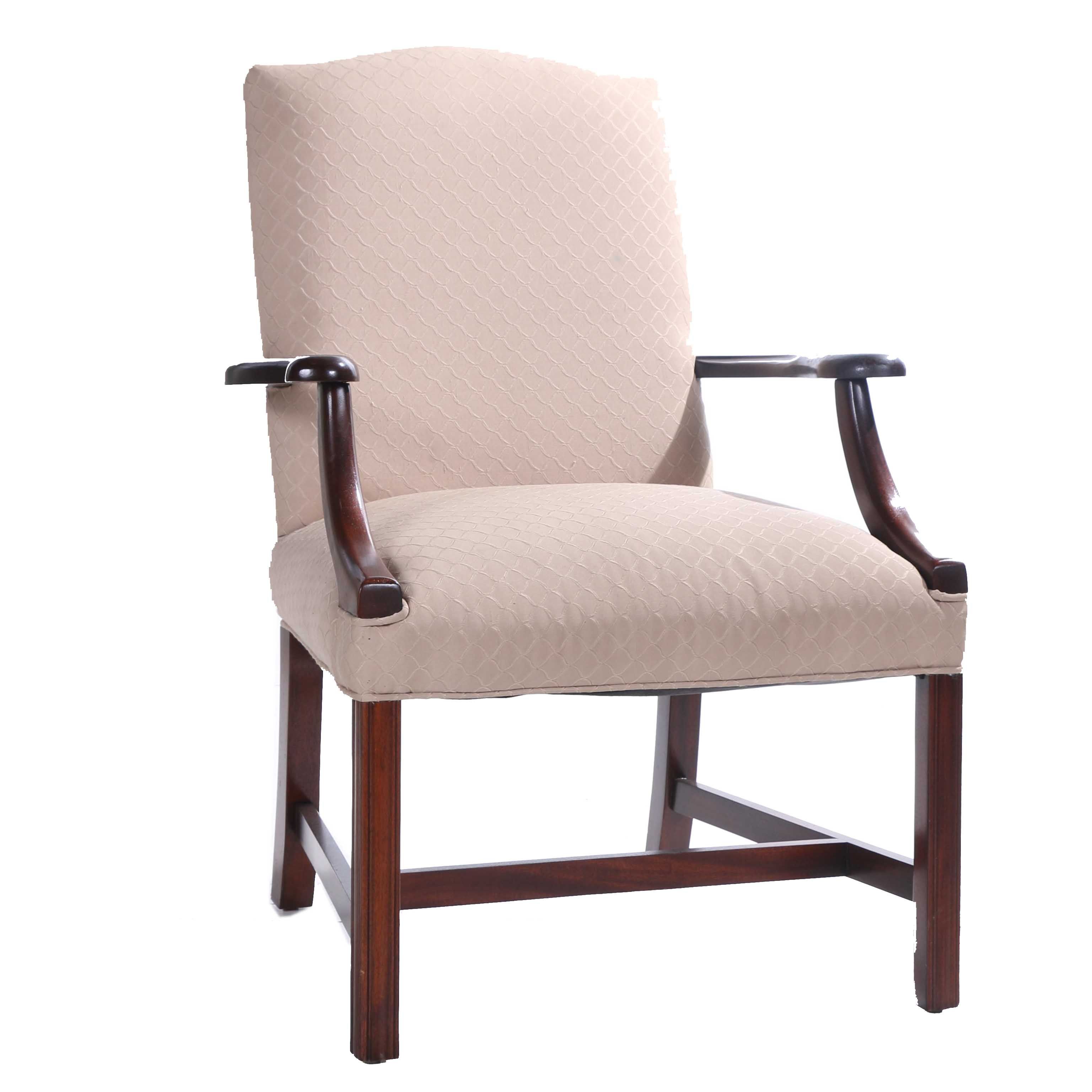 Federal Style Upholstered Lolling Chair