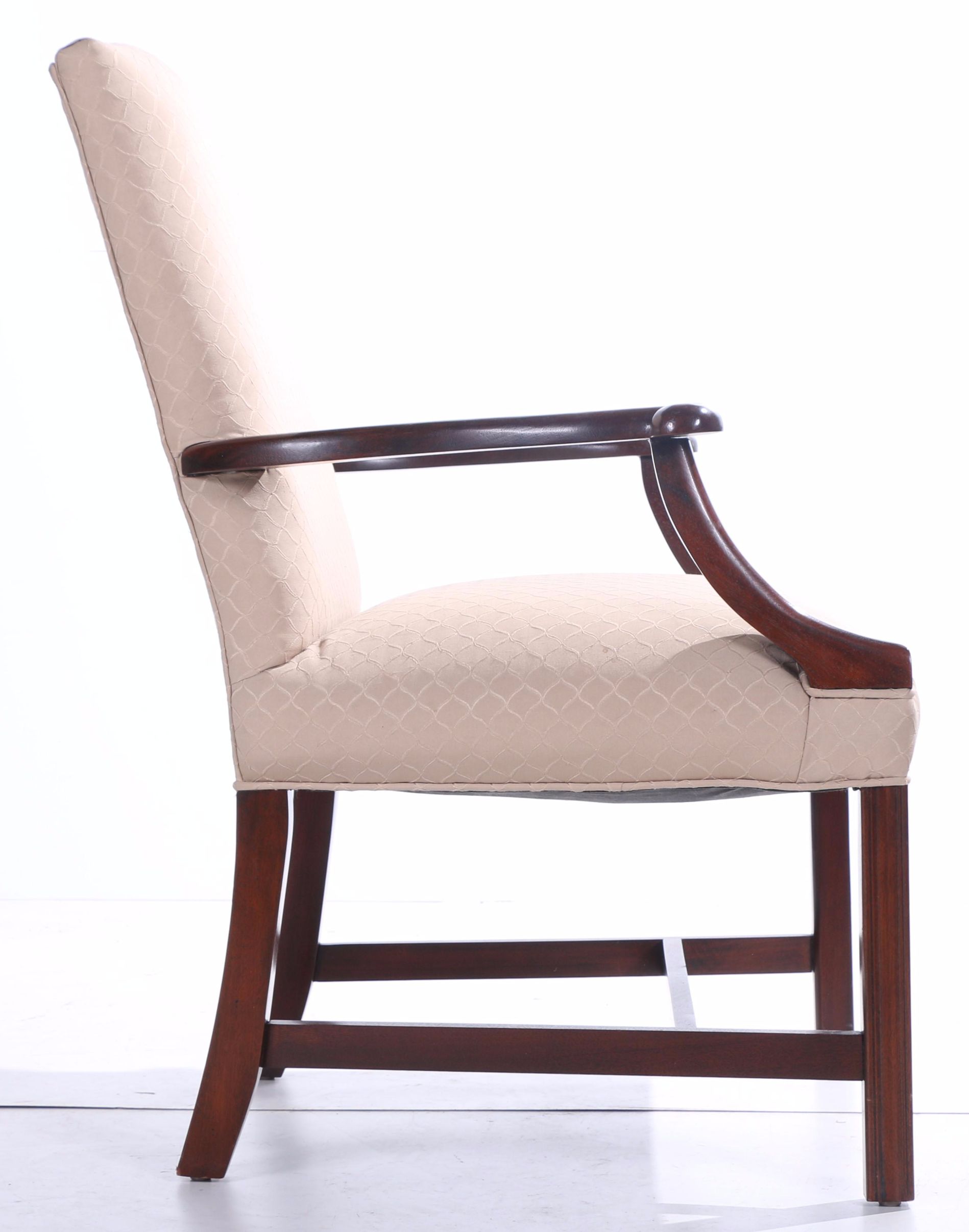 Federal Style Upholstered Lolling Chair