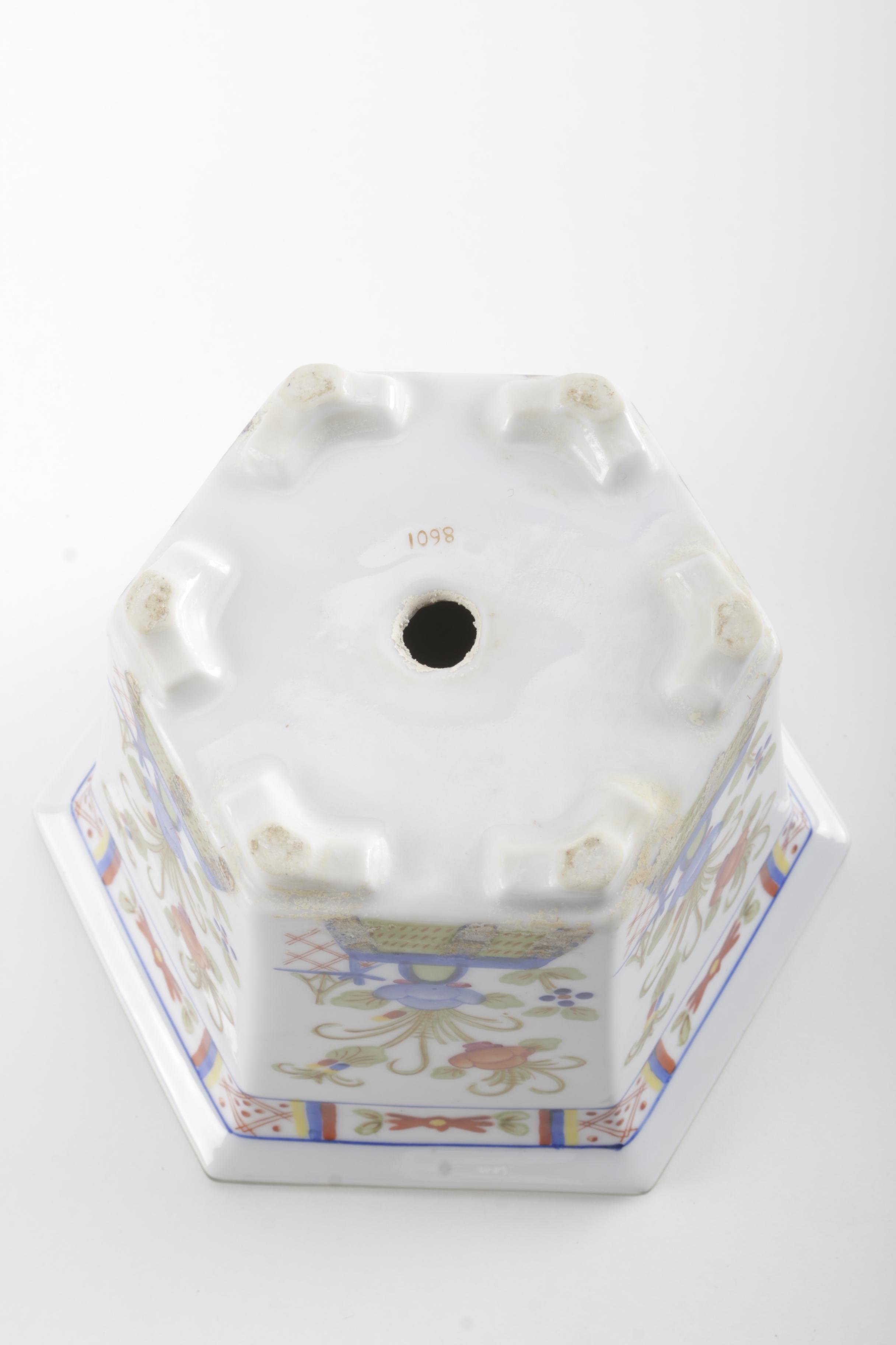 Ceramic East Asian Inspired Planter