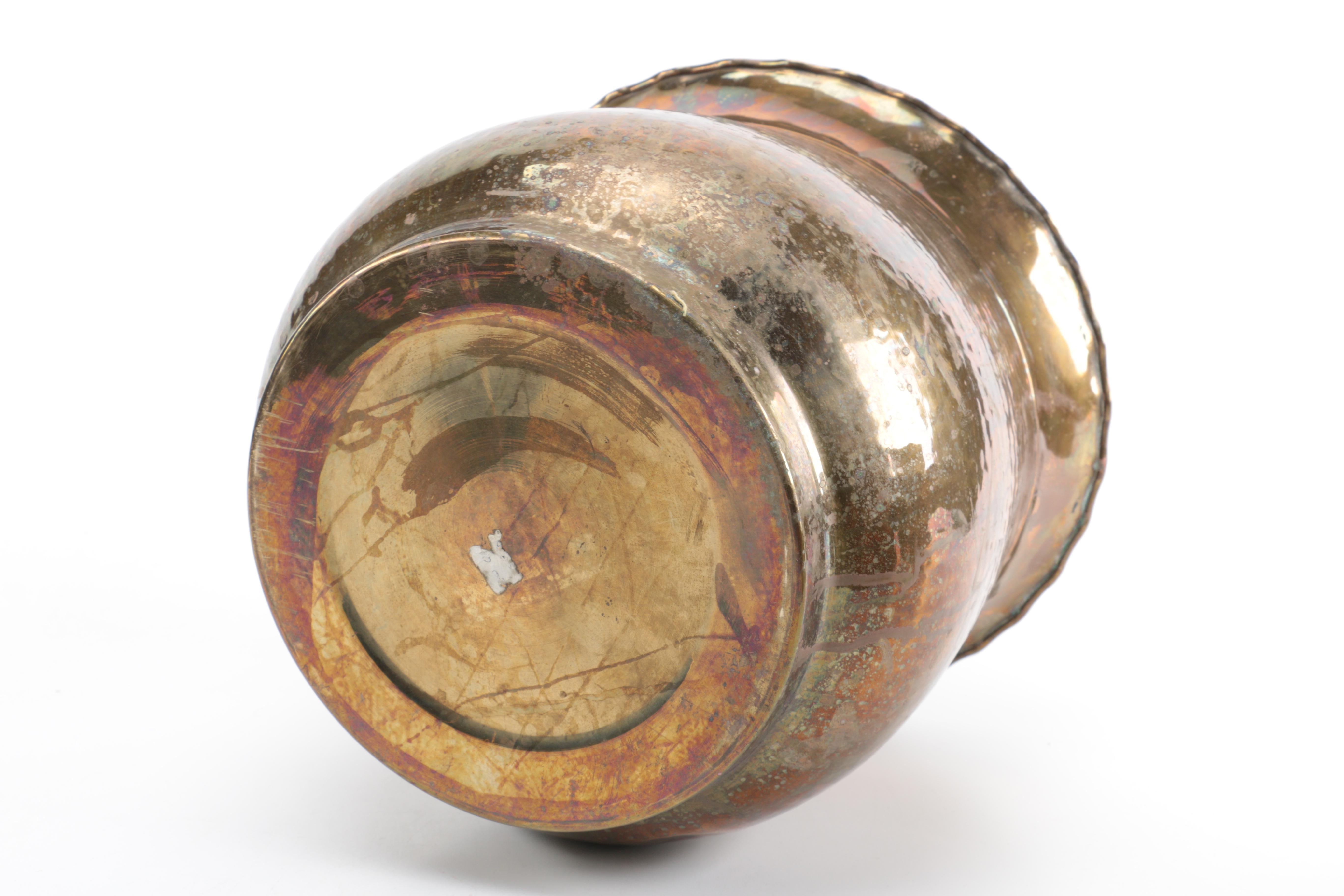 Brass Tone Planters and Pots