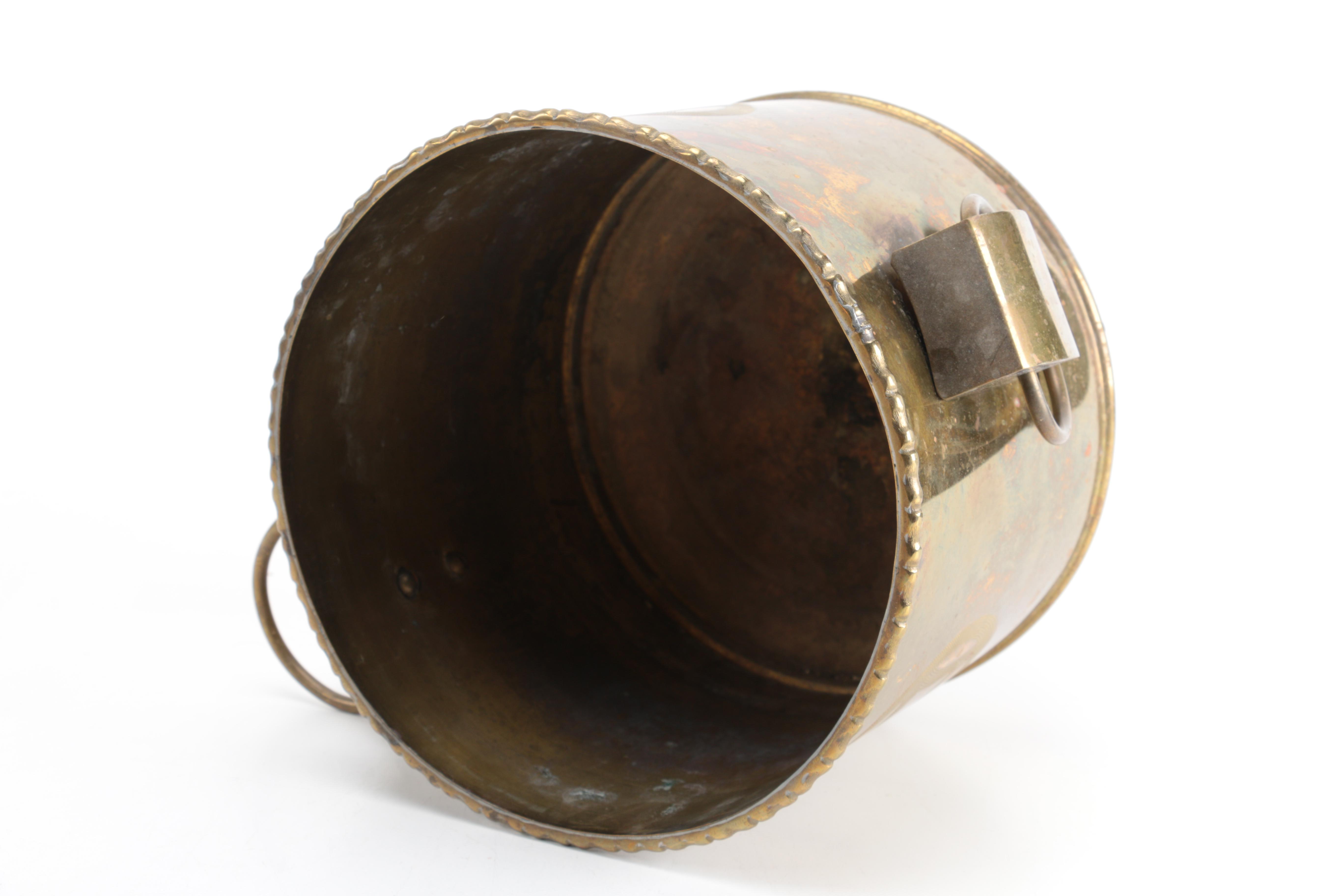 Brass Tone Planters and Pots