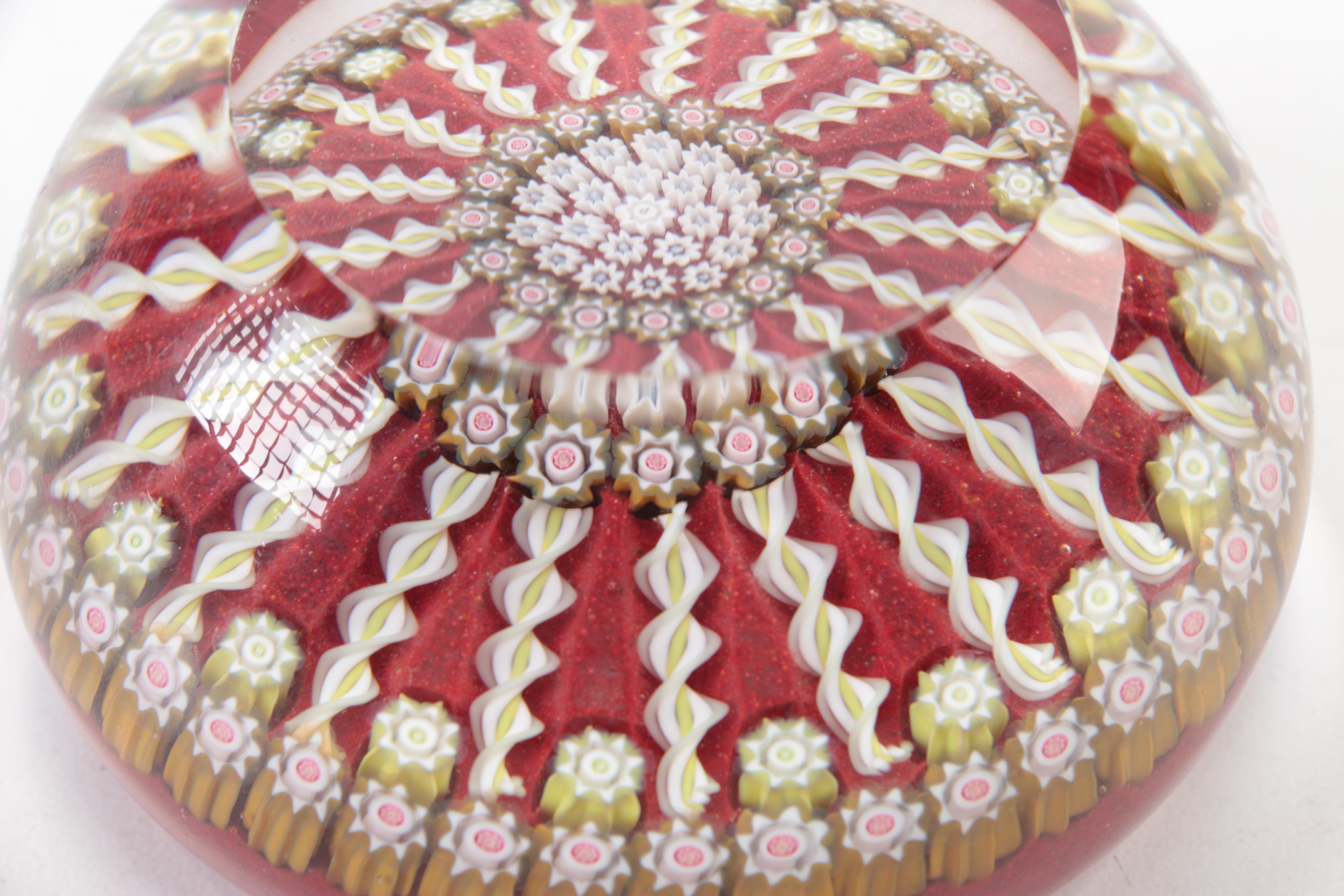 Art Glass Decor Including a Continental Paperweight