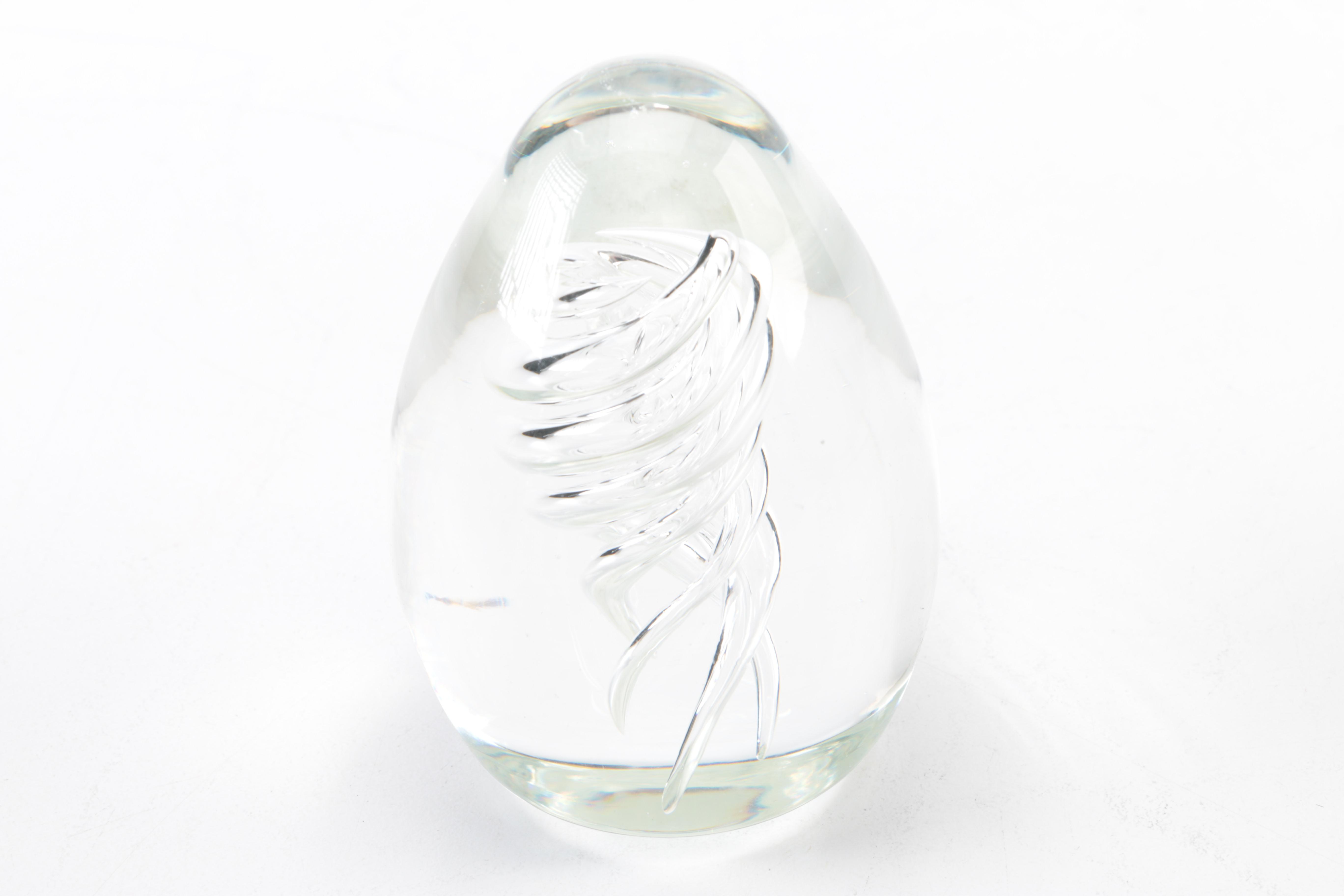 Art Glass Decor Including a Continental Paperweight