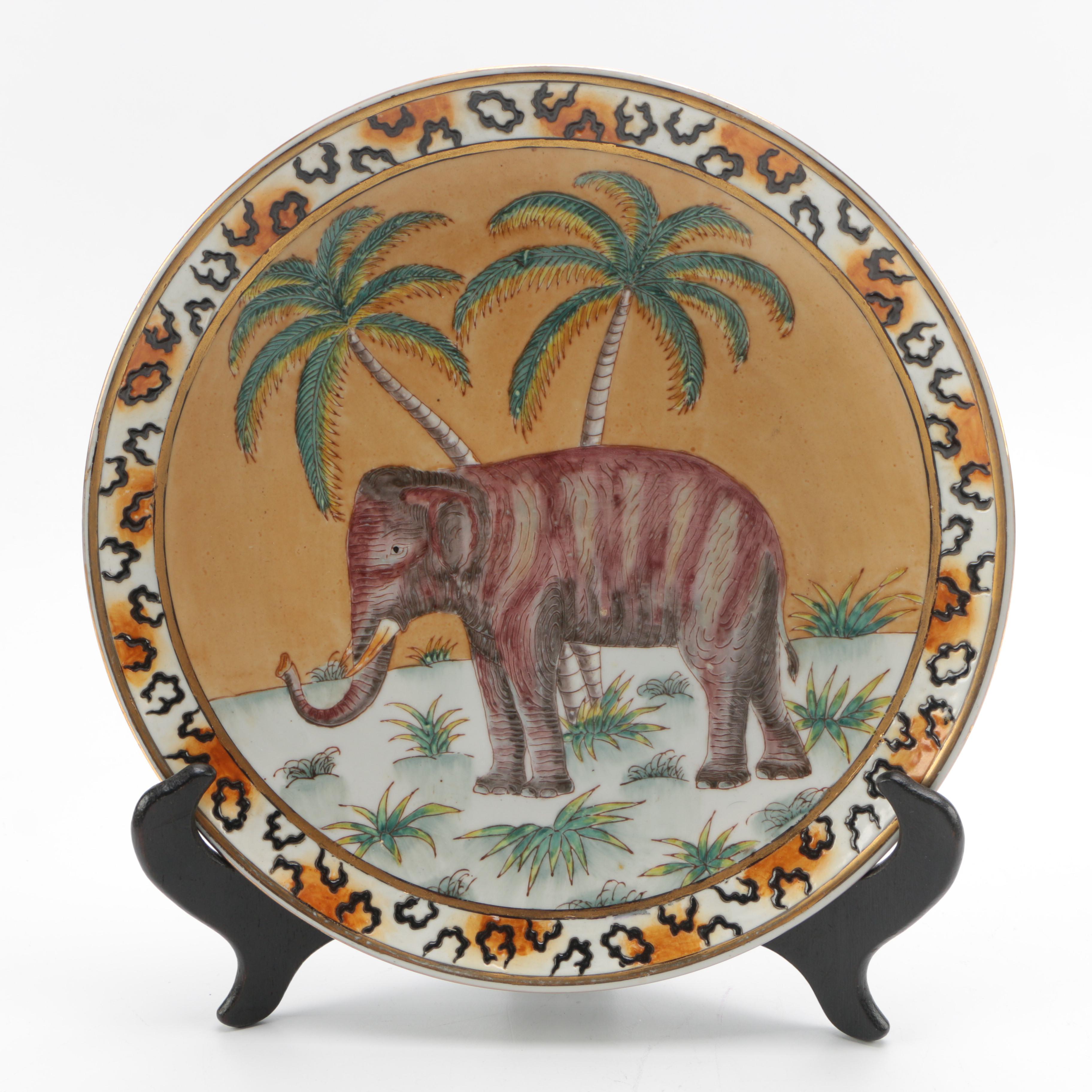 Handpainted Decorative Porcelain Plates Including "Gold Imari"