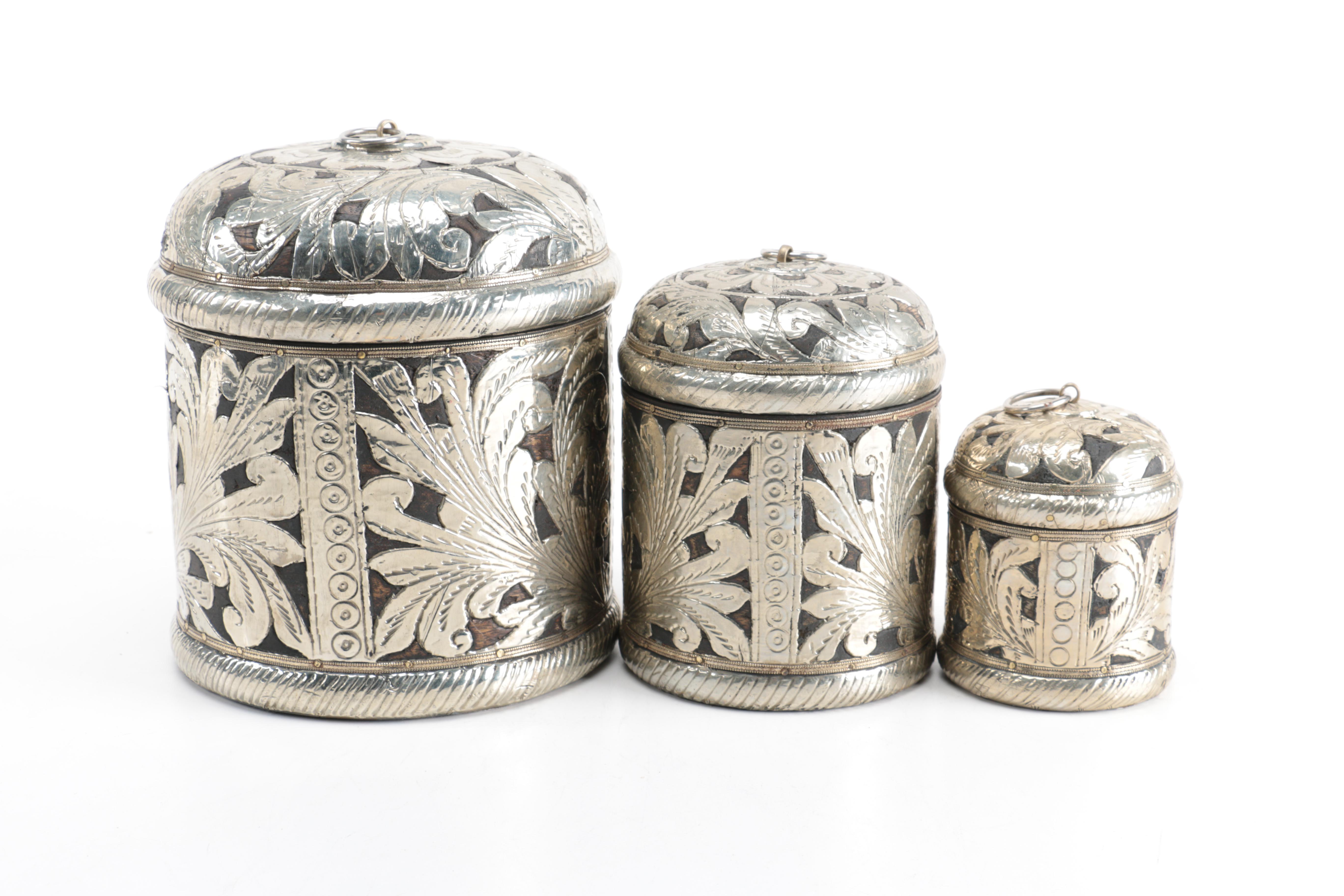 Indian Influenced Canister Set