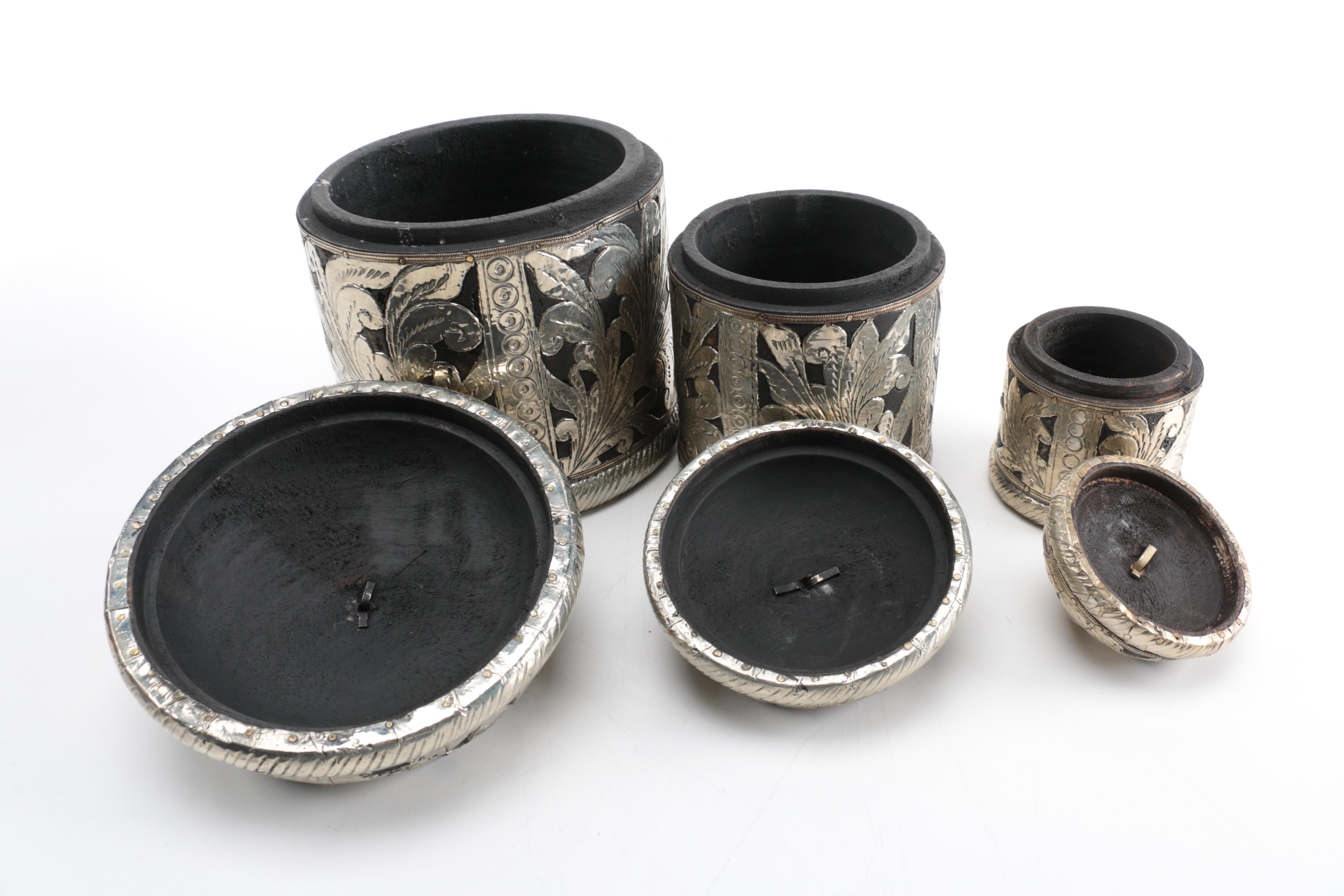 Indian Influenced Canister Set