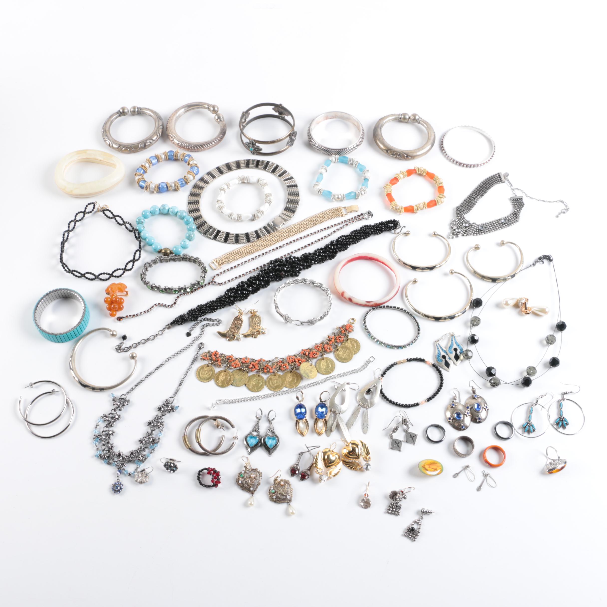 Costume Jewelry Including Turquoise