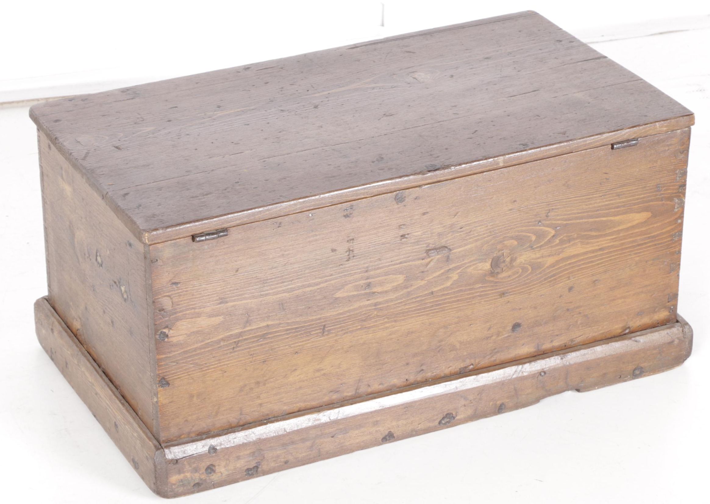 Small Antique Pine Tabletop Chest