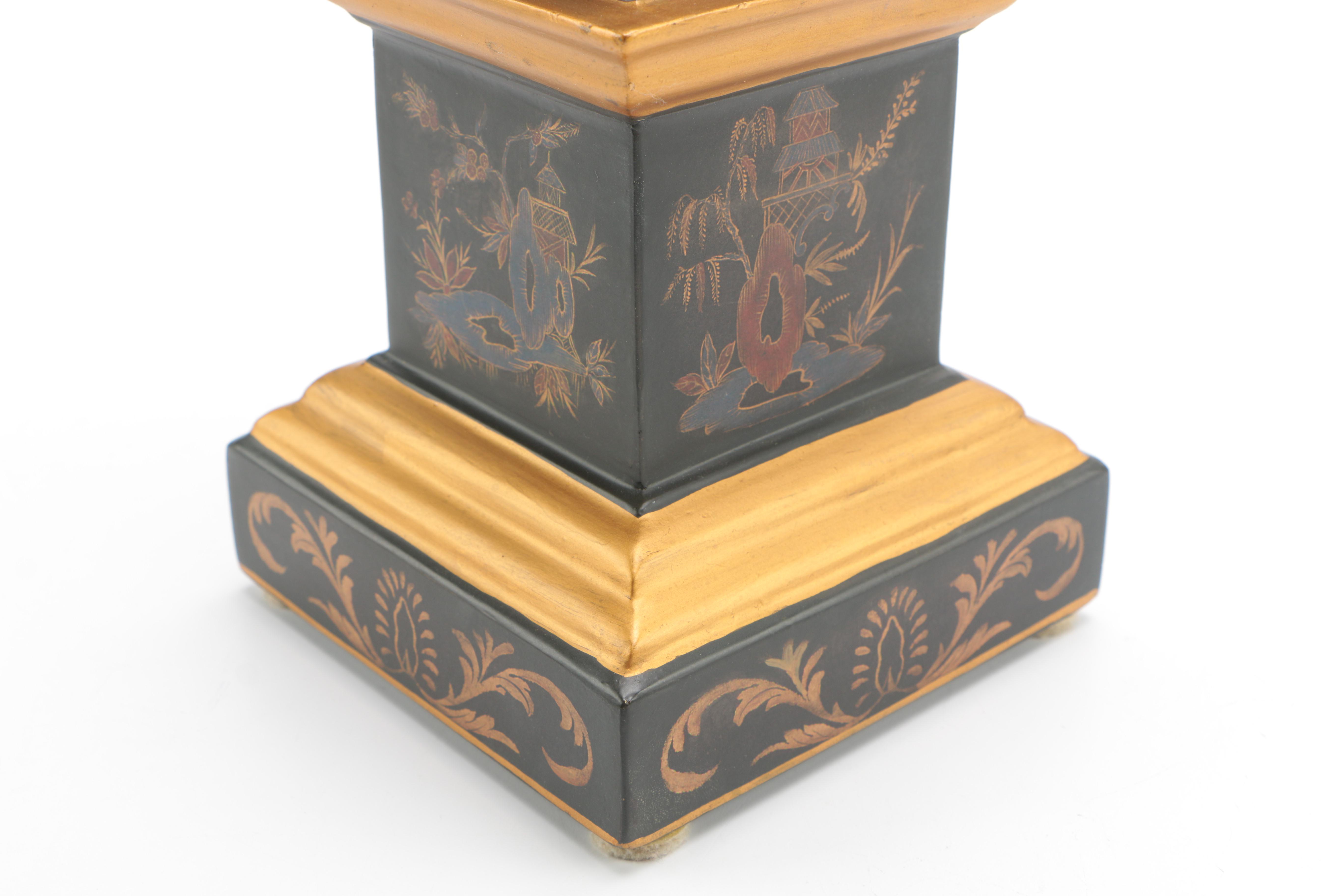 Chinoiserie Decorated Obelisk