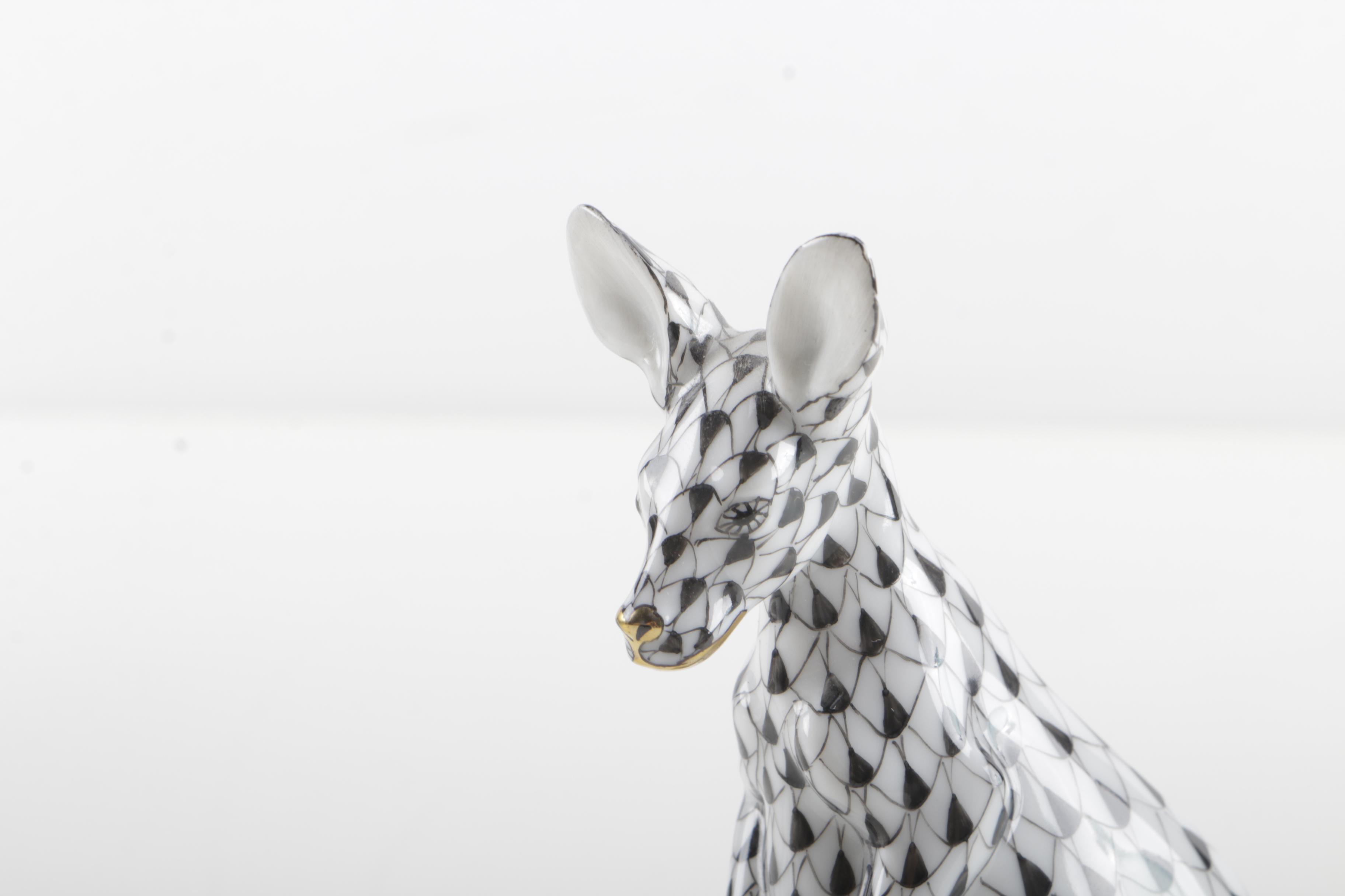 Herend Hungary Hand-Painted Kangaroo Figurine