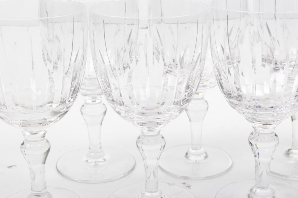 Stuart Crystal  "Hampshire" Water Goblets