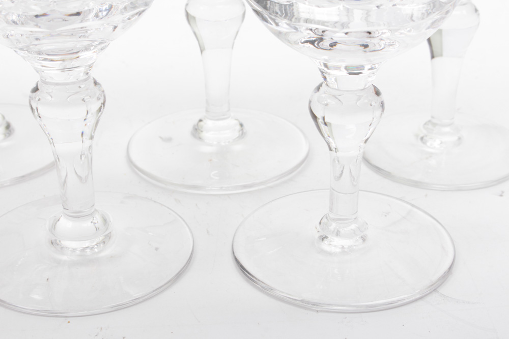 Stuart Crystal  "Hampshire" Water Goblets