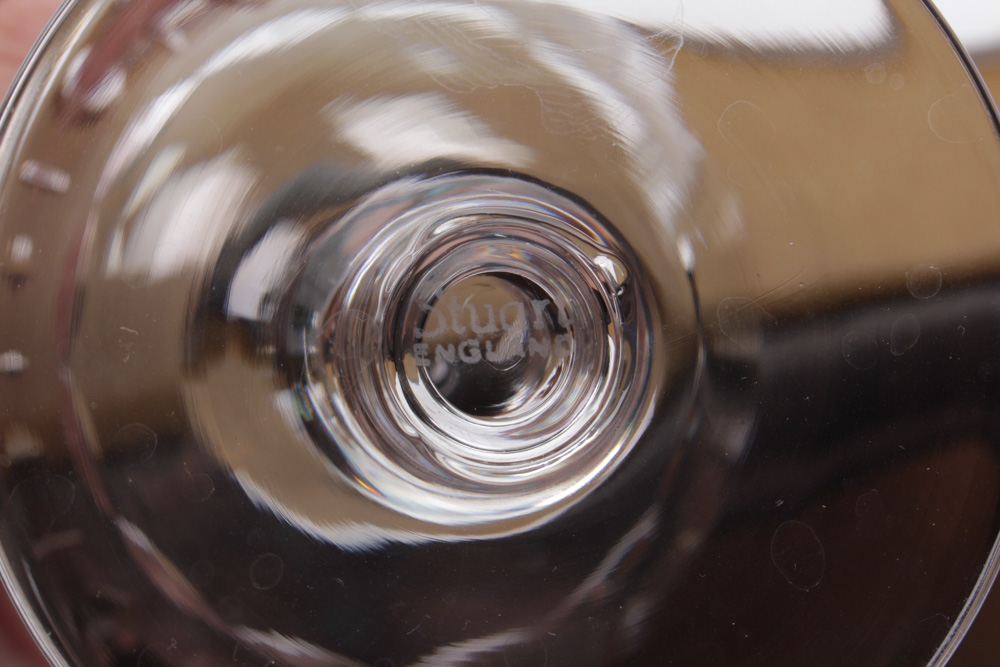 Stuart Crystal  "Hampshire" Water Goblets