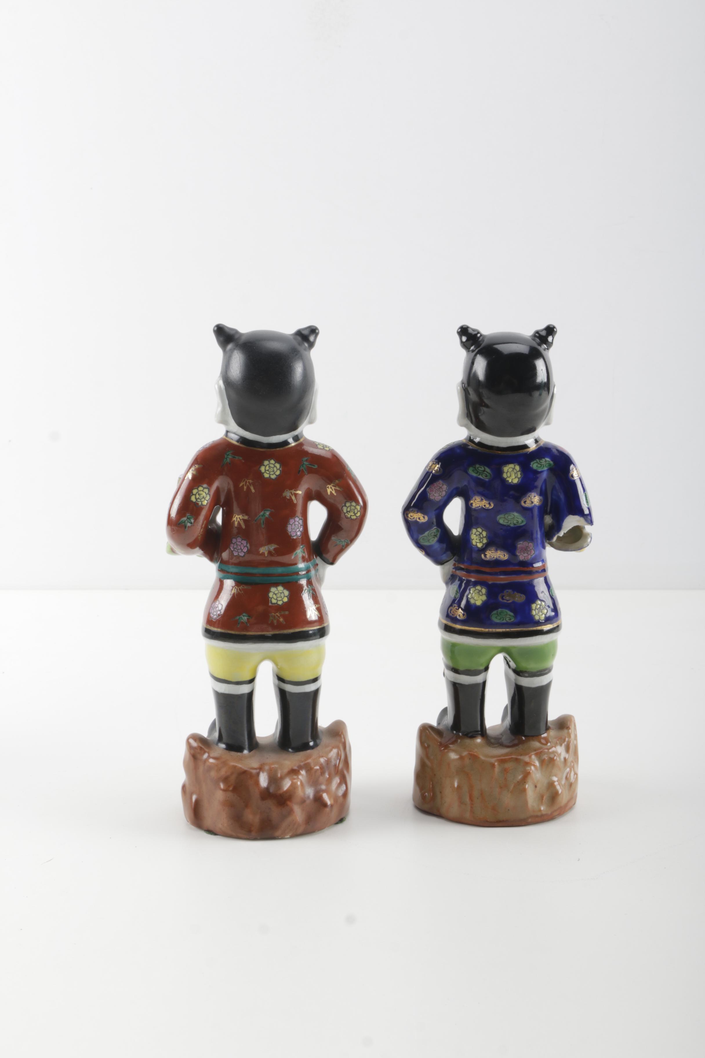 Vintage Hong Horizons Ceramic Figurines