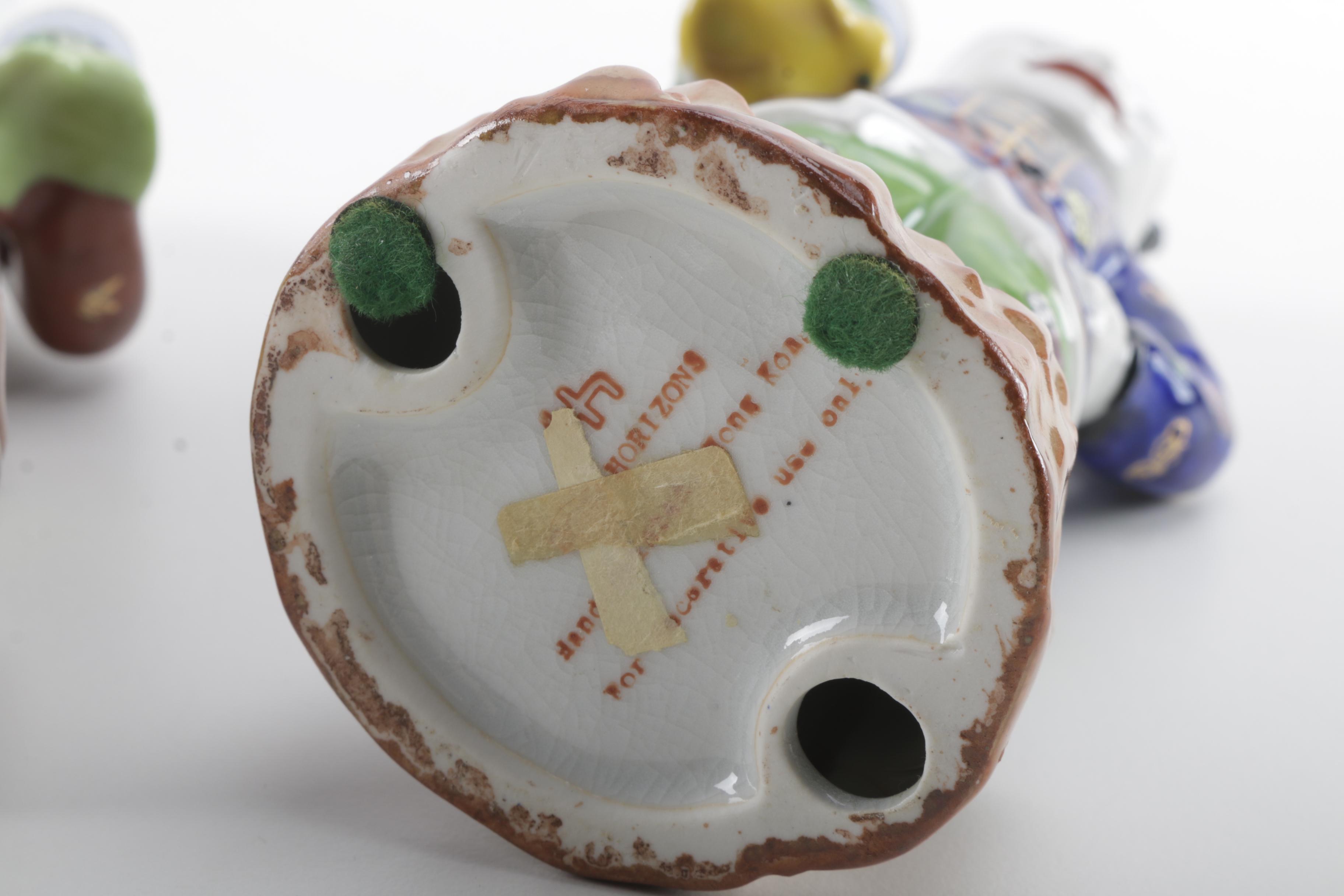 Vintage Hong Horizons Ceramic Figurines