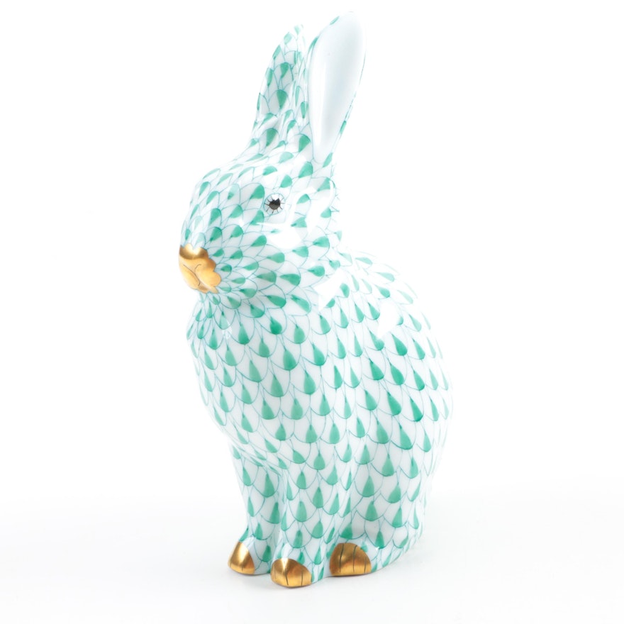 Herend Hungary "Rabbit" Porcelain Figurine