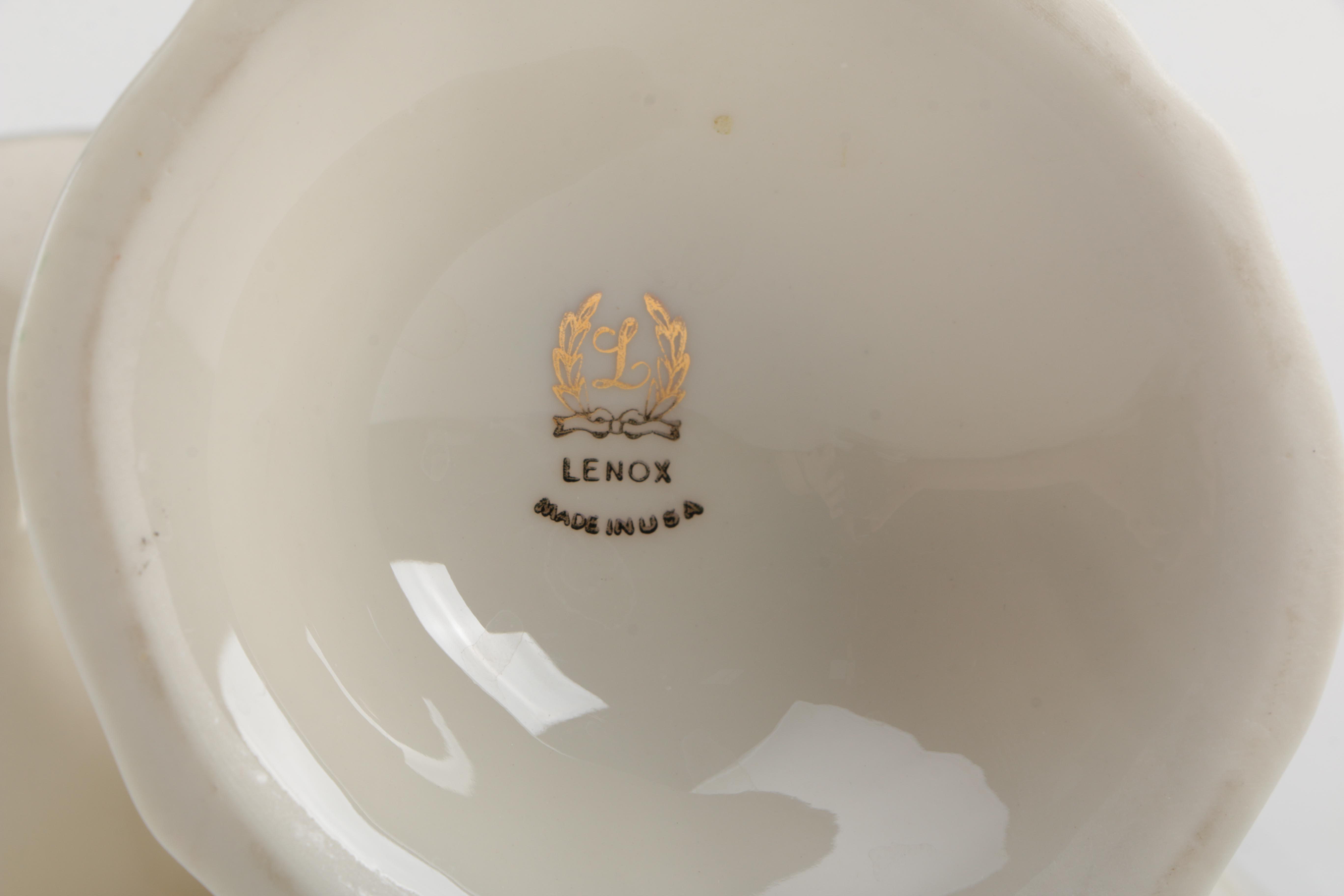 Lenox Porcelain Candle Holders