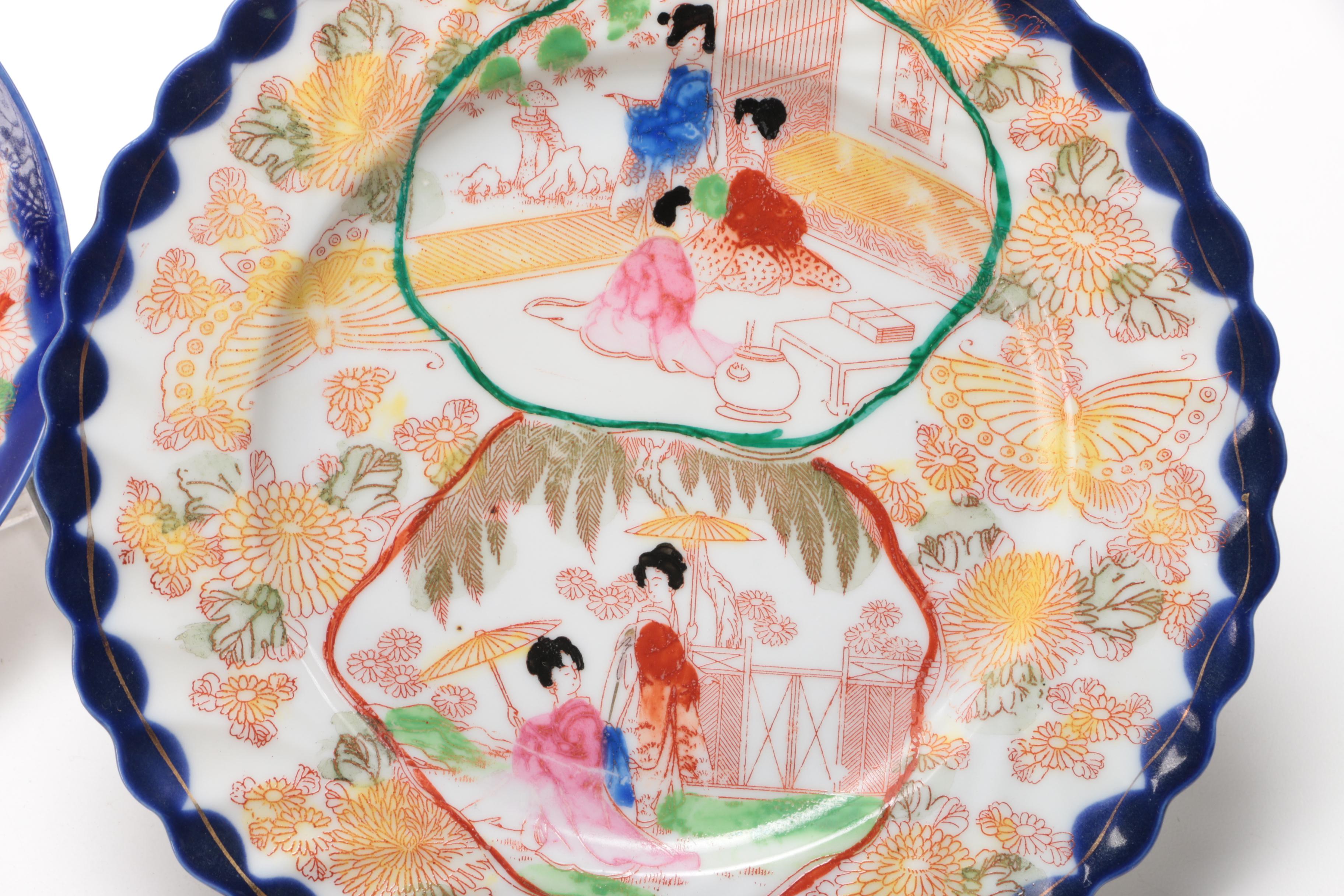 Vintage Japanese Ceramic Dinnerware Set