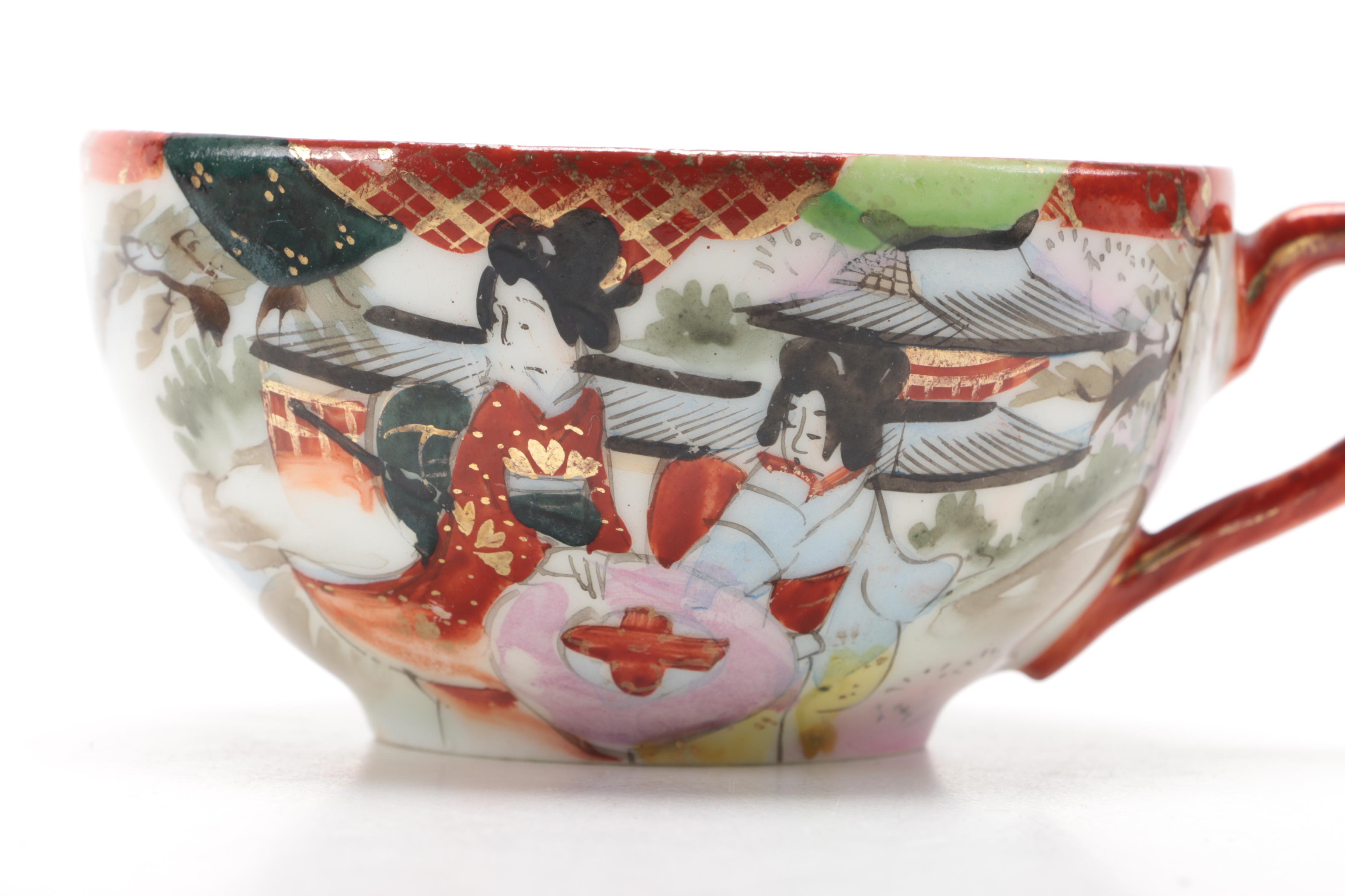 Vintage Japanese Ceramic Dinnerware Set