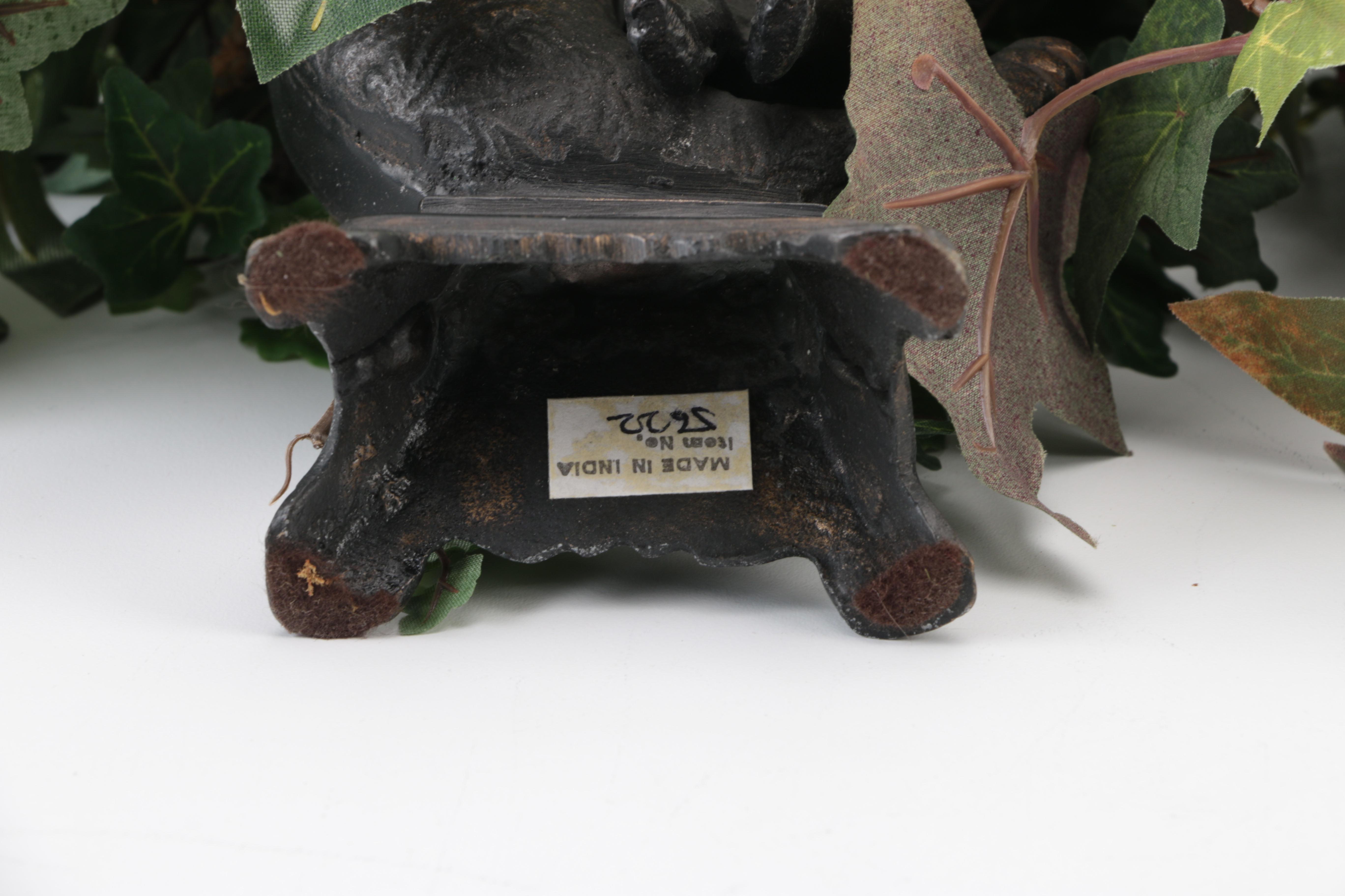 Decorative Urns With Artificial Plants